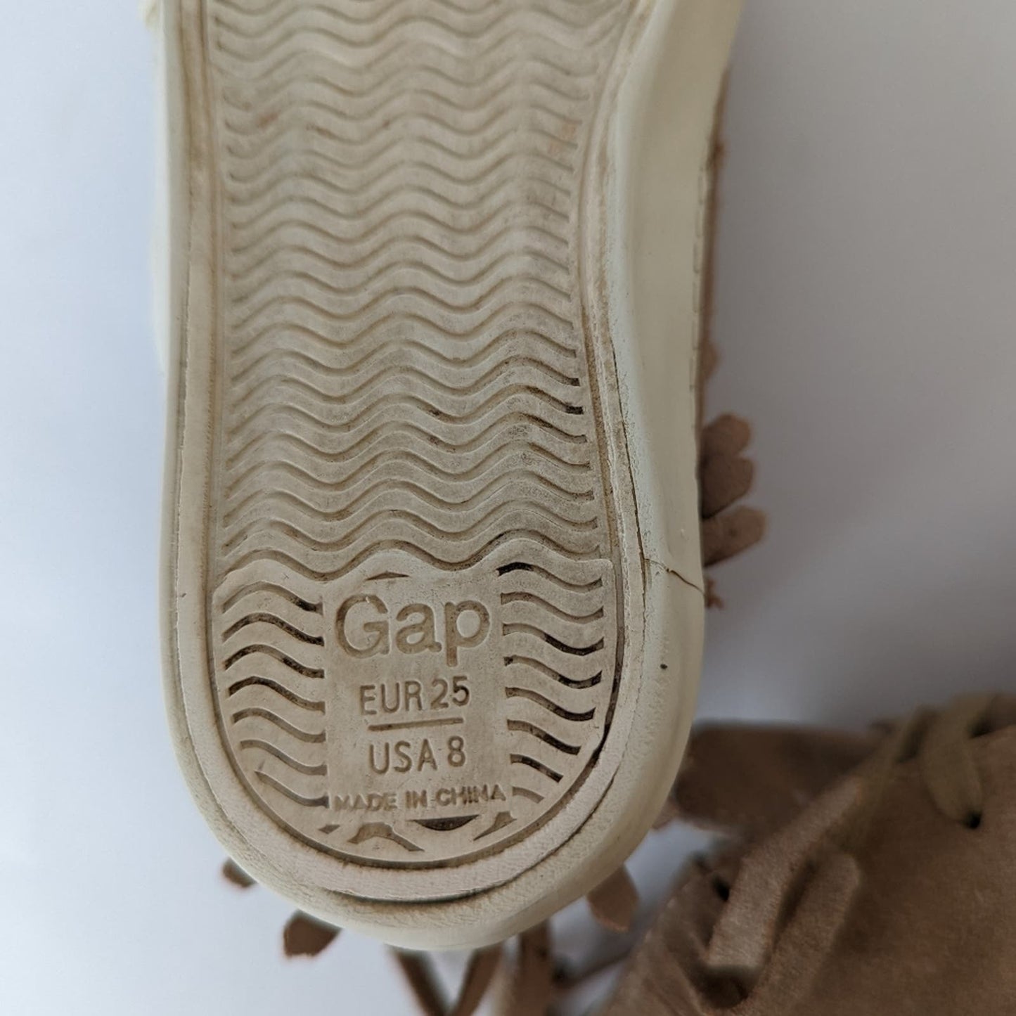 Gap Suede Fringe Boots- 8