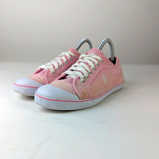 Polo Ralph Lauren Marin Pink Canvas Sneaker 8