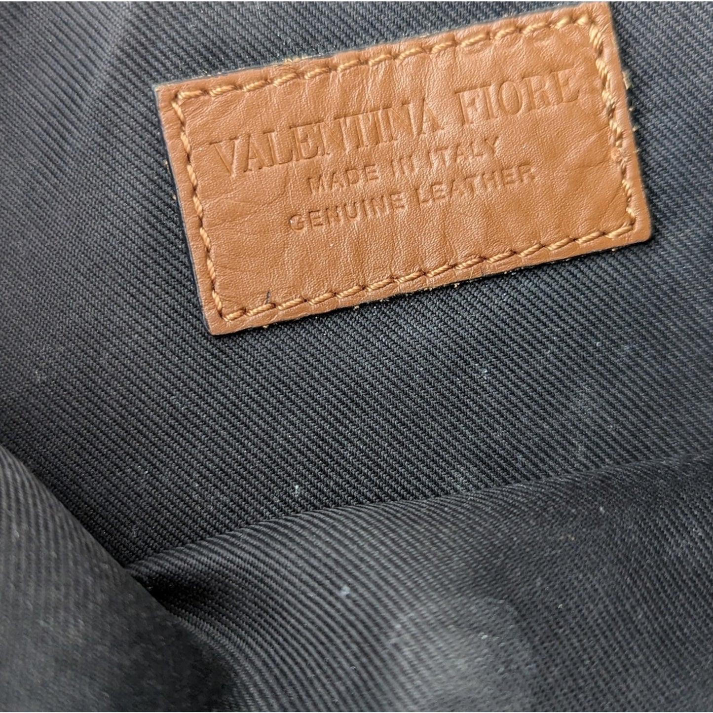 Valentina Fiore Leather Crossbody Bag