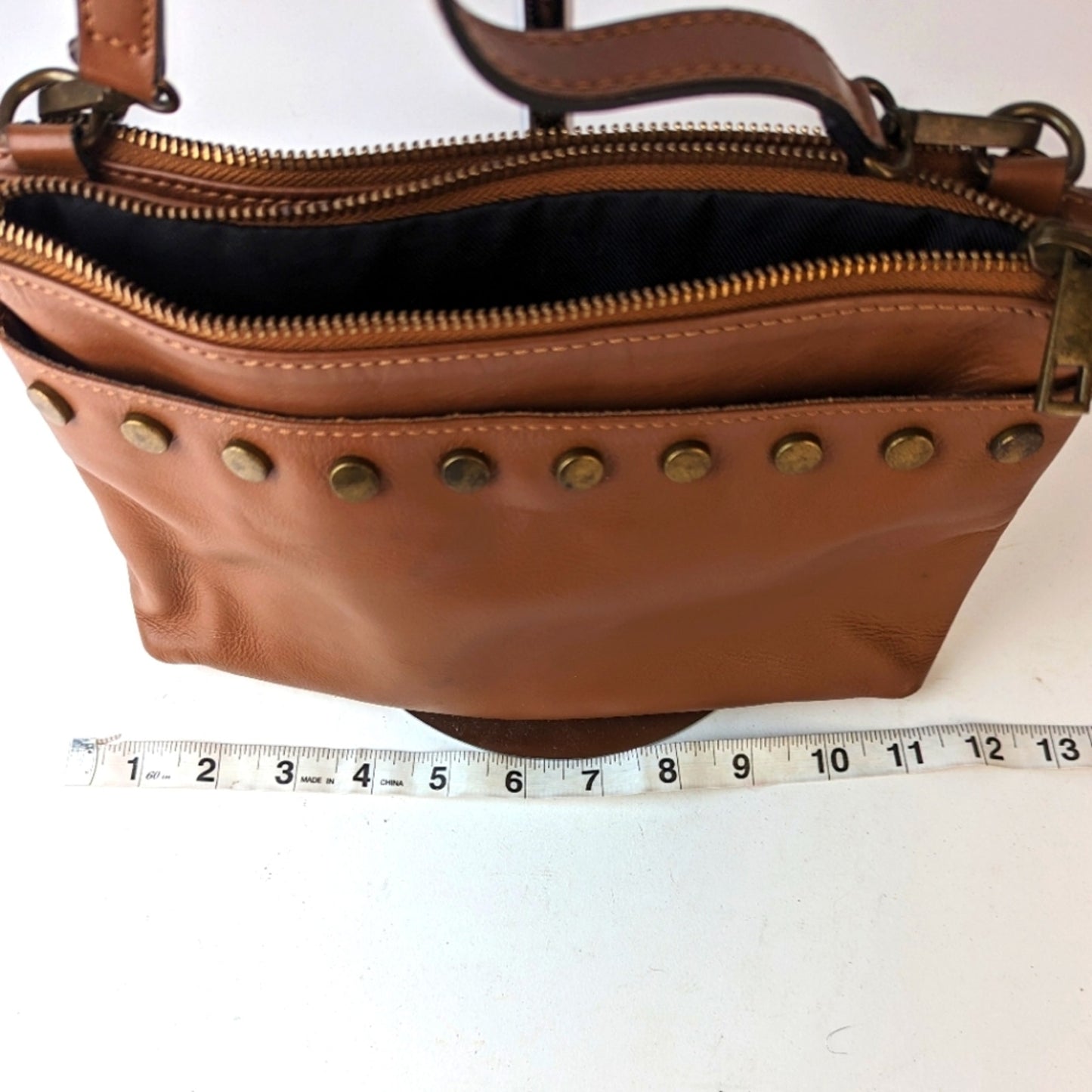 Valentina Fiore Leather Crossbody Bag