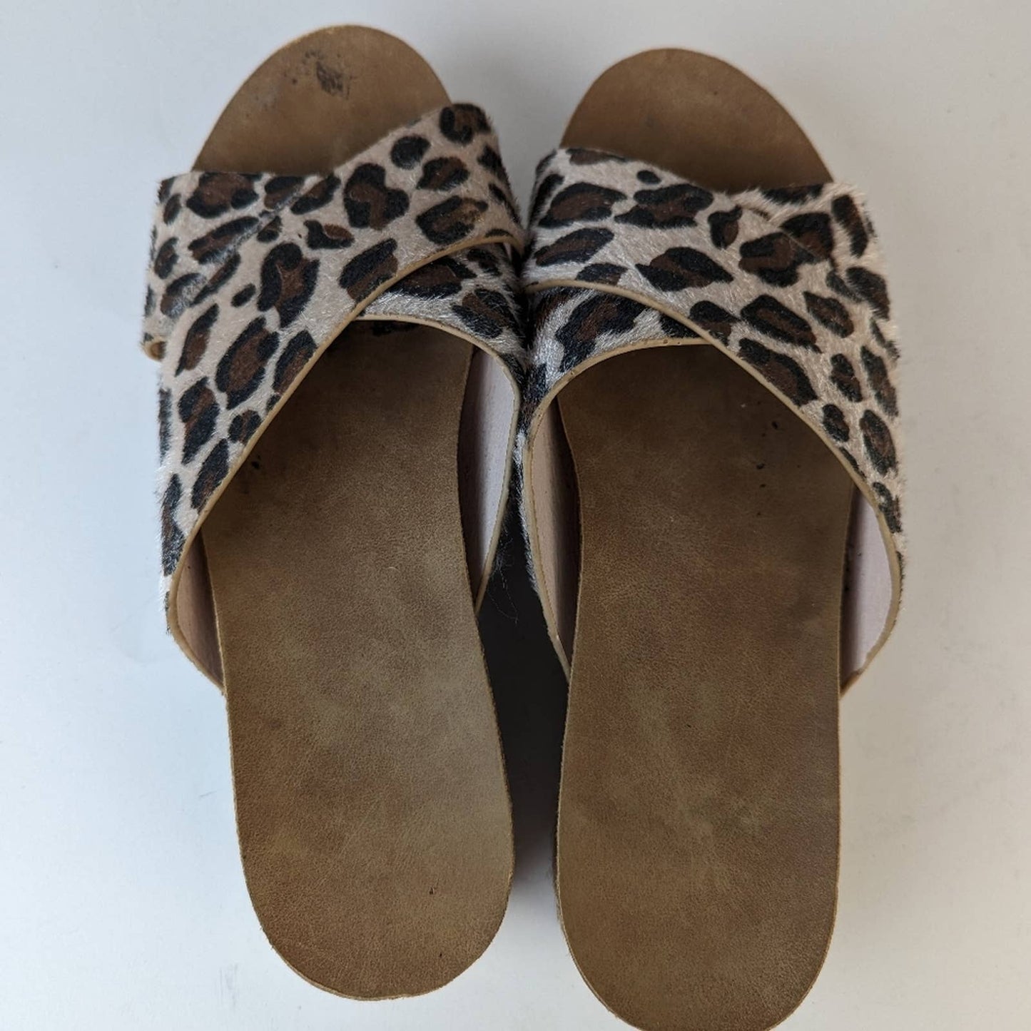 Women's Platform Leopard Print Espadrilles - 41