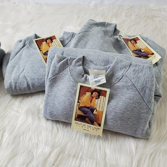 NWT Vintage 90s Fruit Of The Loom Sweatshirt │L