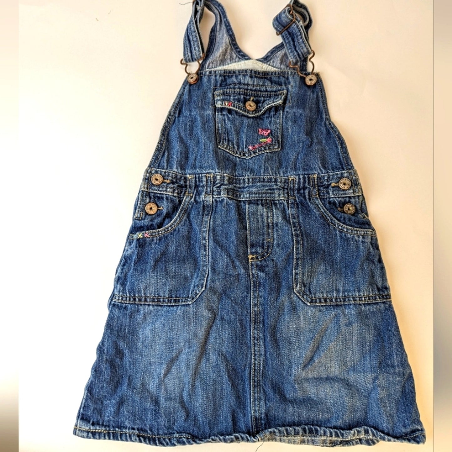 Osh Kosh Jean Overall Dress / 6X