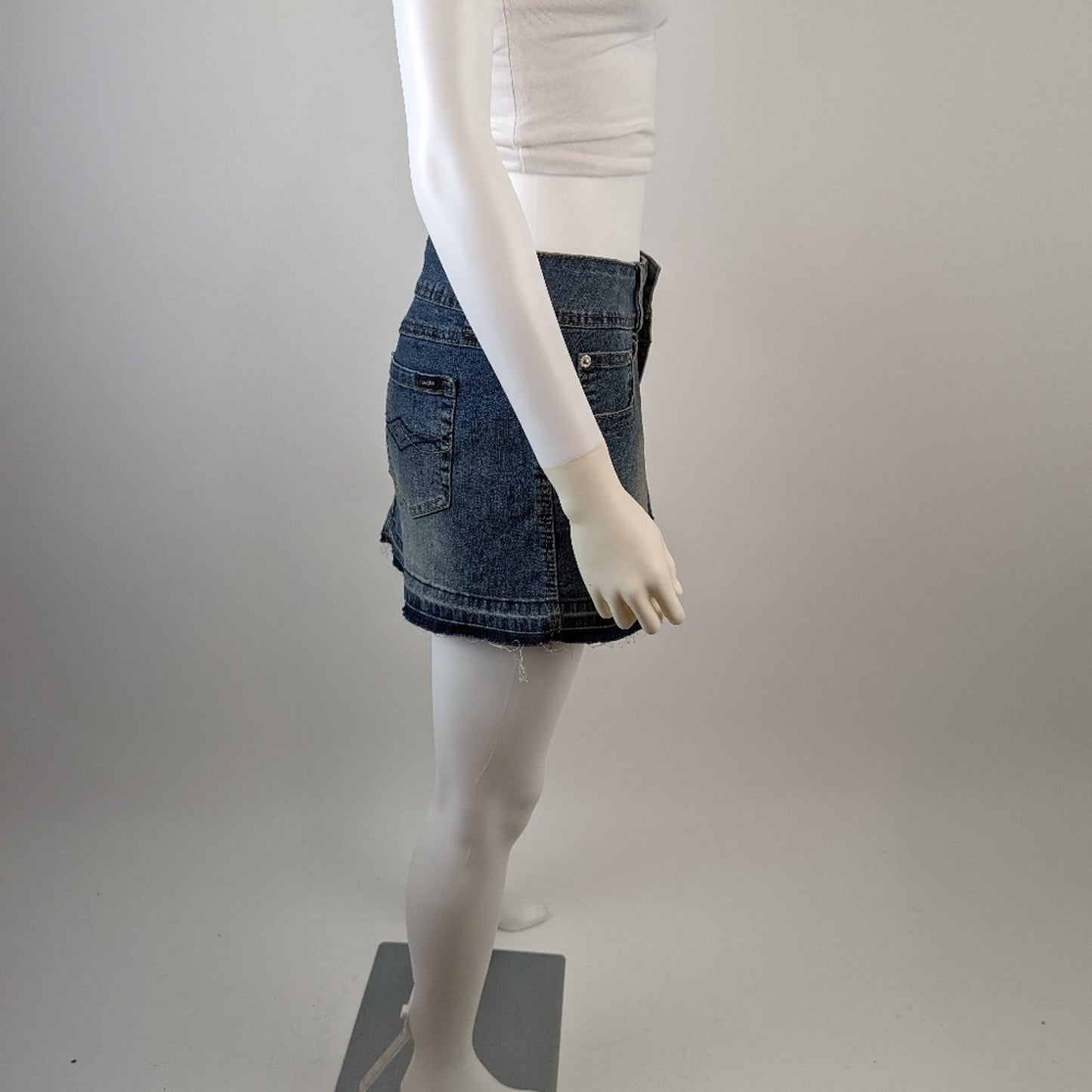 Angels Denim Mini Skirt
