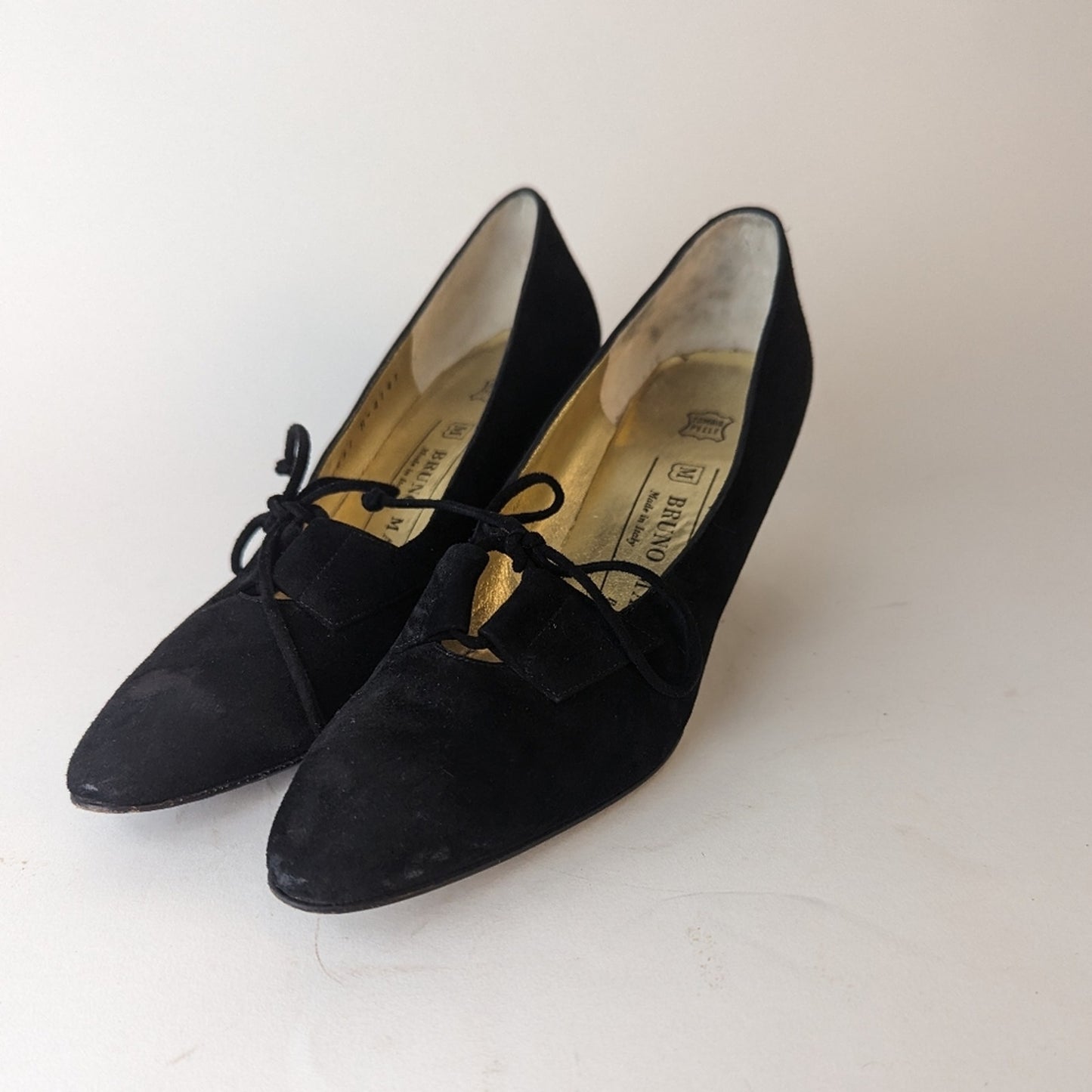 Bruno Magli Suede Heels - 6.5 AAA
