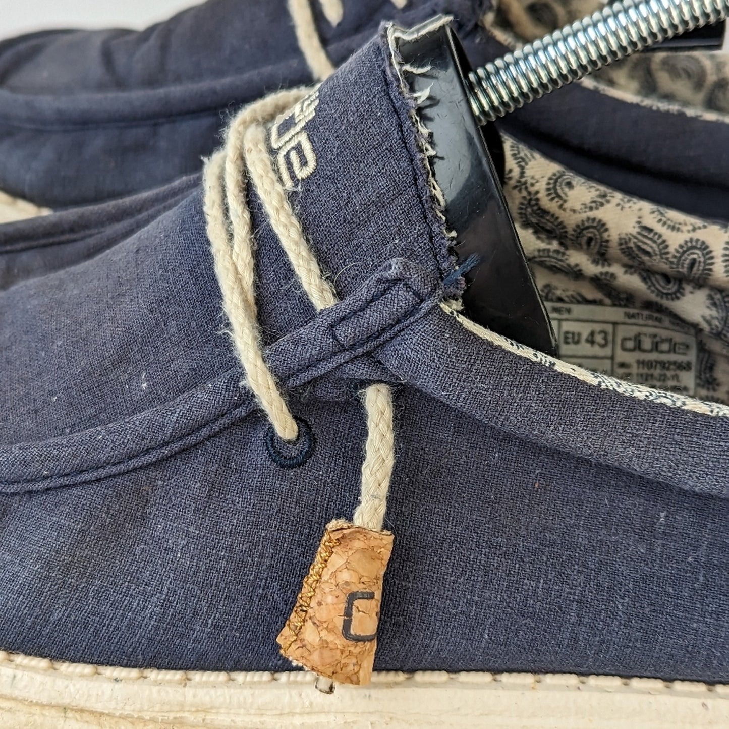 Hey Dude Wally Linen Casual Shoes 10