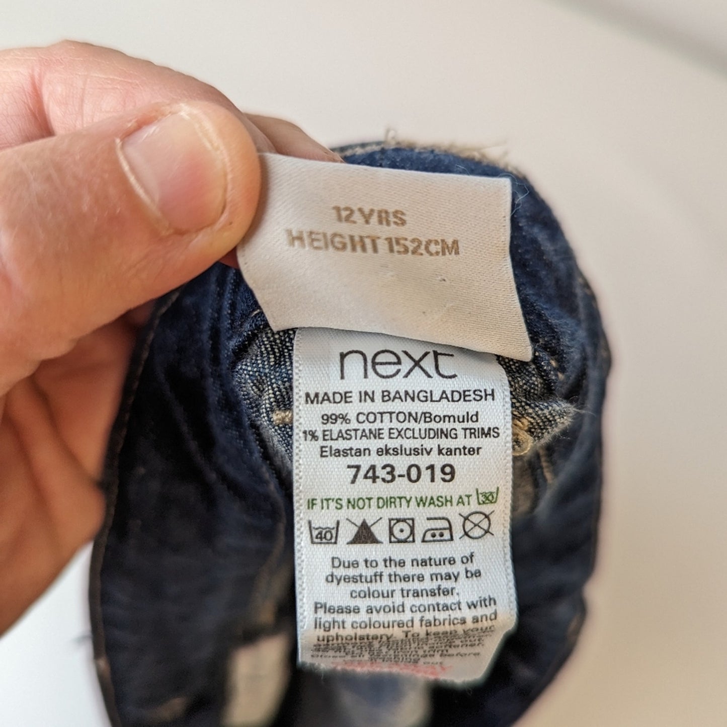 Next Girl's Denim Overall Dress - 12 yrs.