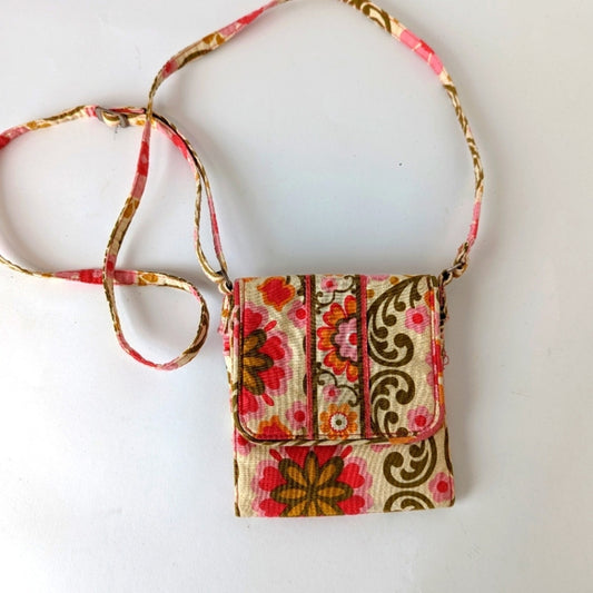 Vera Bradley Crossbody Trifold Bag/ Wallet