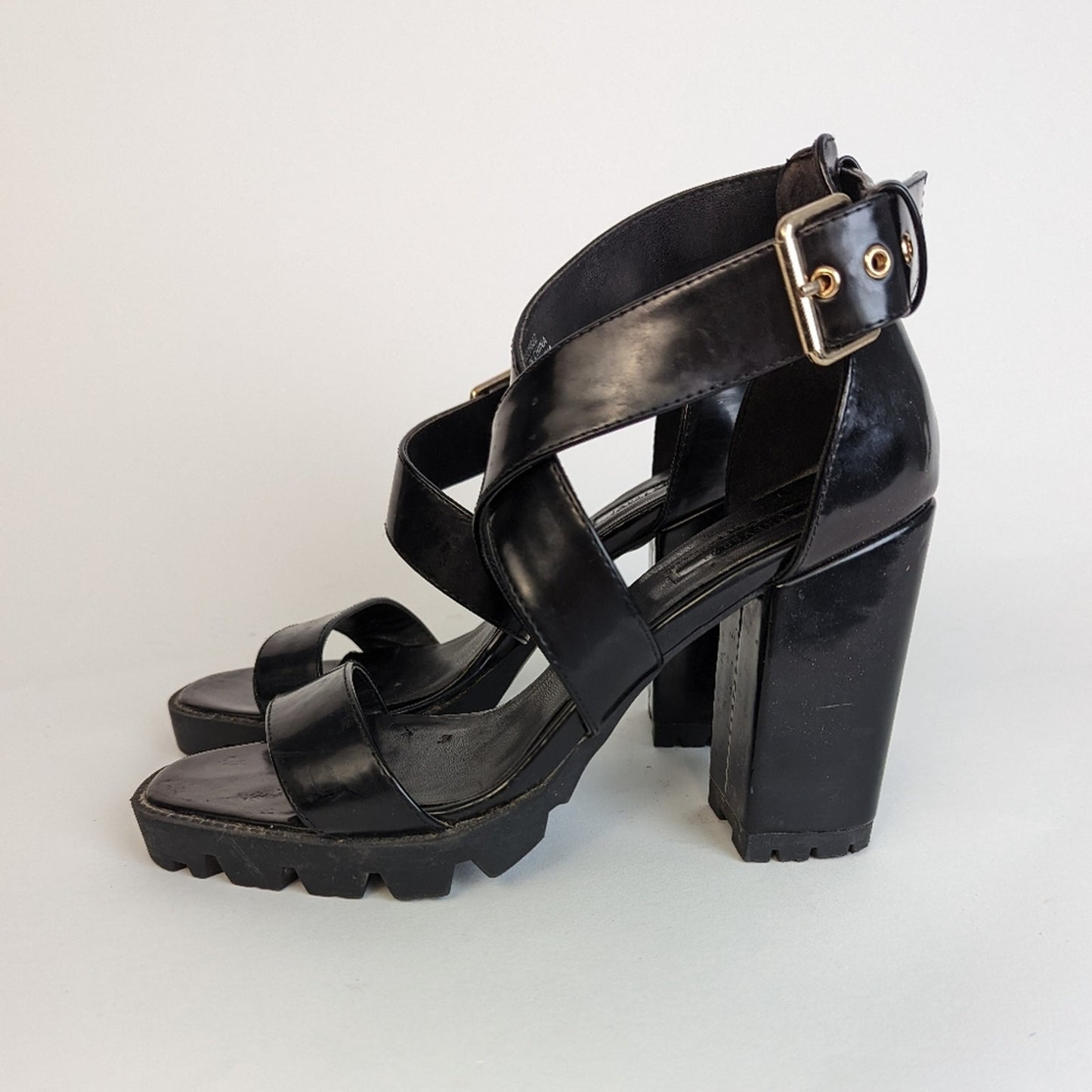Chunky Forever 21 Block Heels - 9