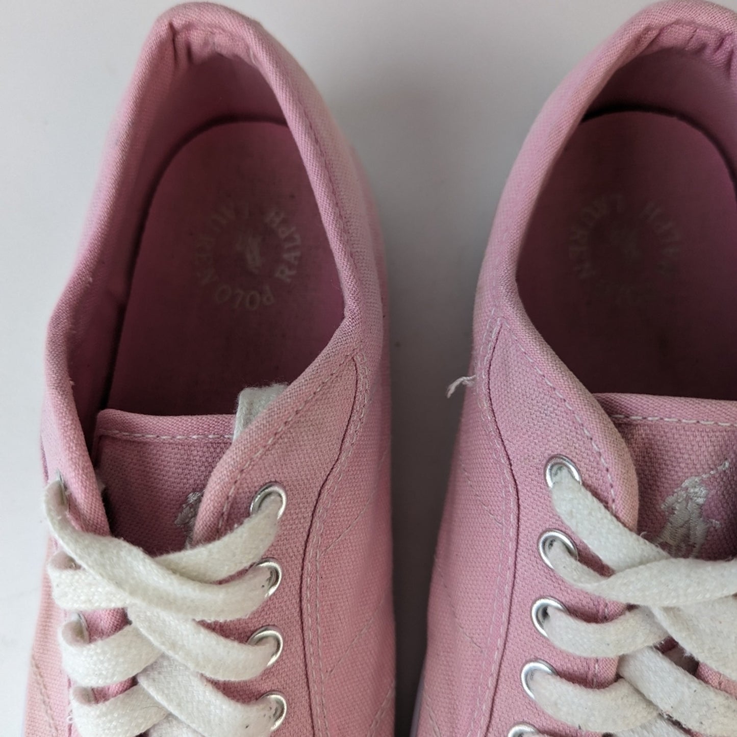 Polo Ralph Lauren Marin Pink Canvas Sneaker 8
