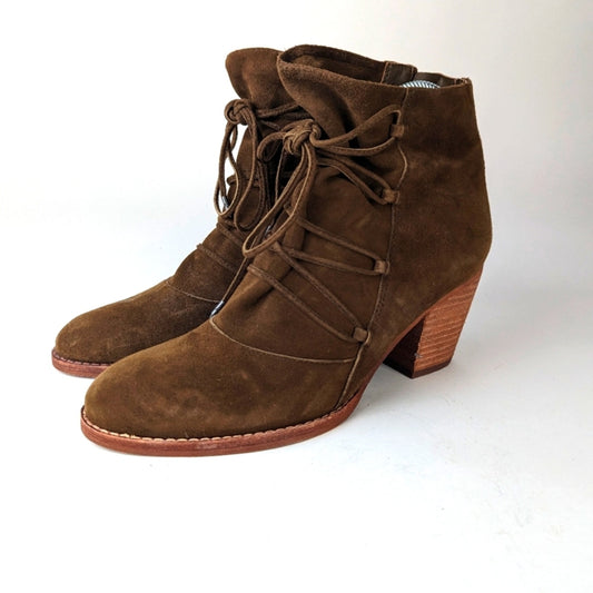 NWT Sam Edelman Millard Lace Up Boots 8