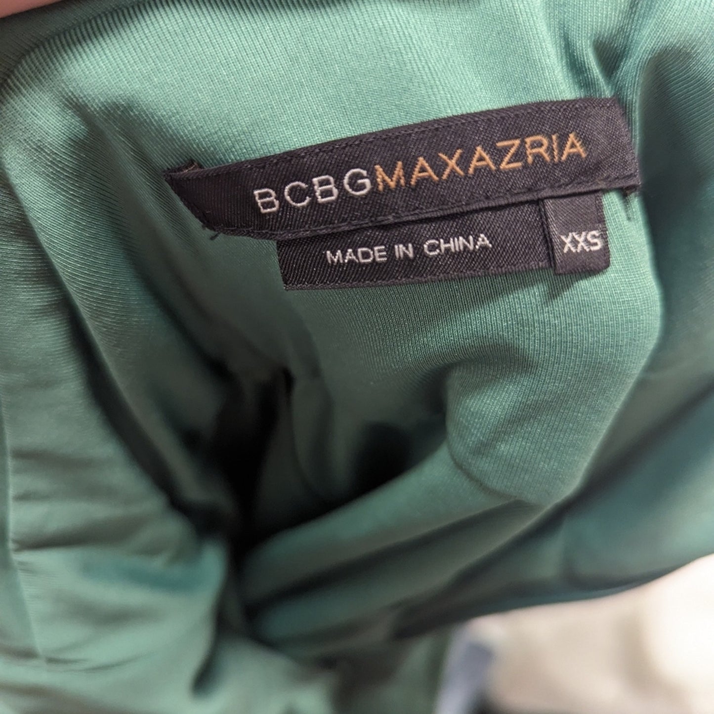 BCBG MaxAzria Green Dress - XXS