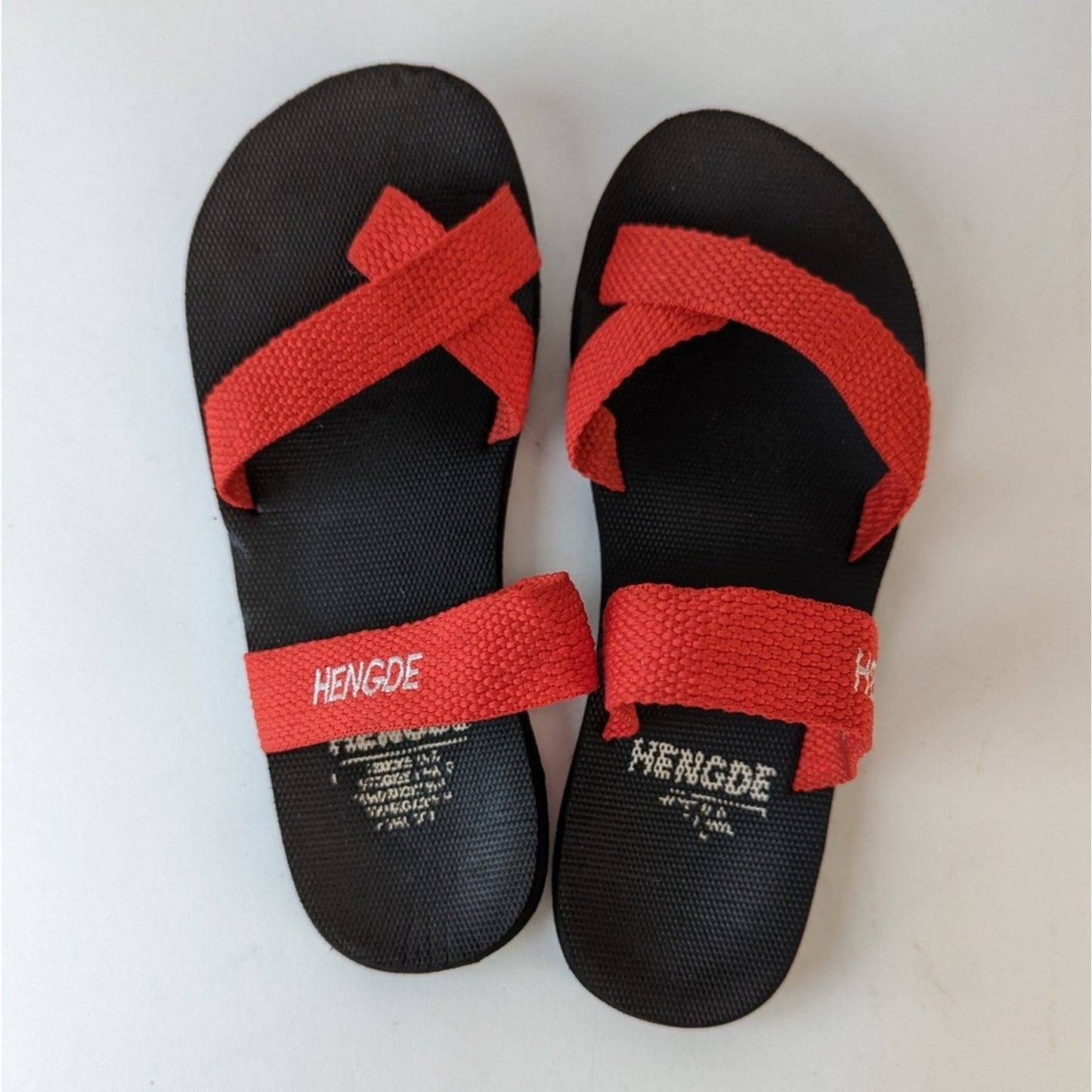 Red Strappy Sandals -7