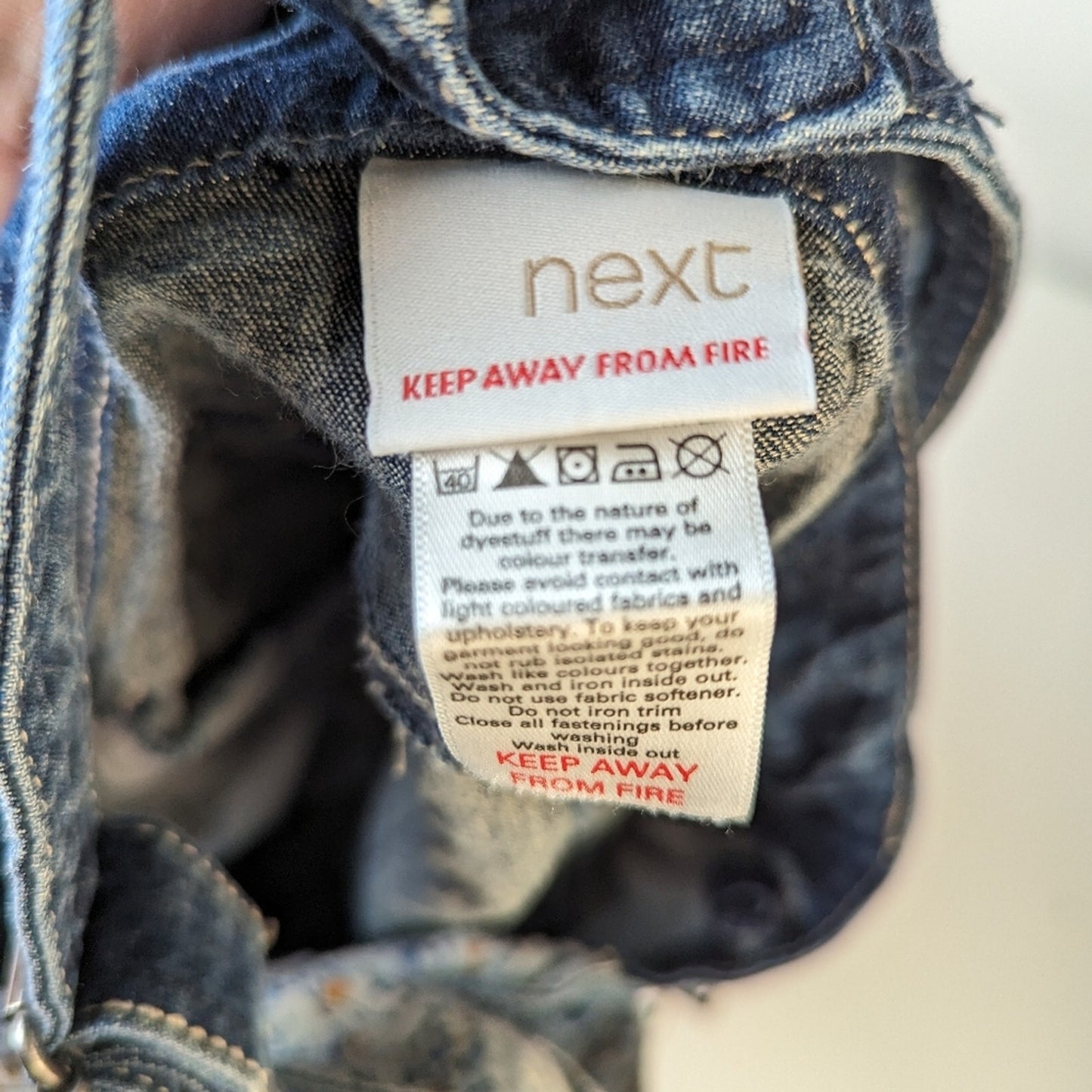 Next Girl's Denim Overall Dress - 12 yrs.