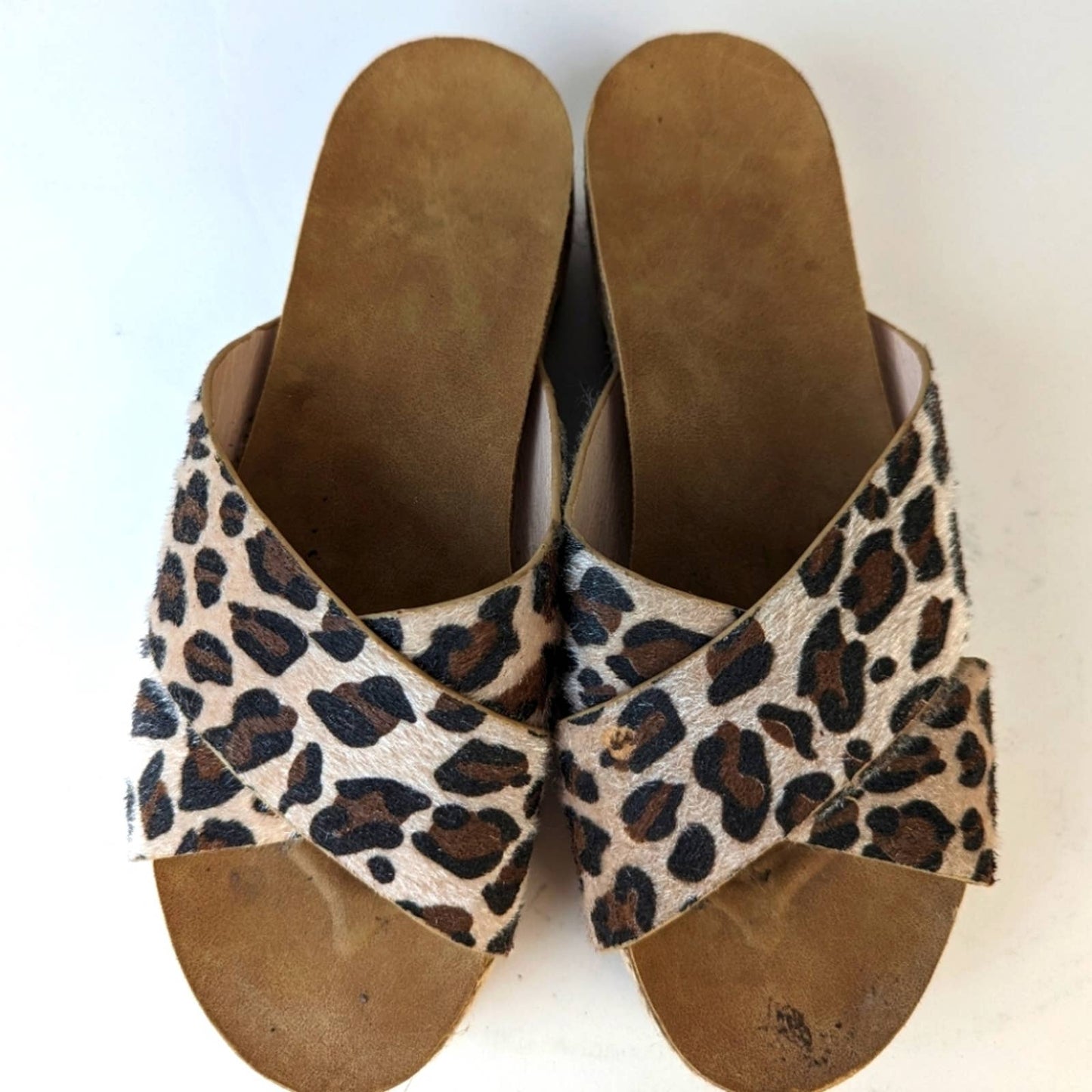 Women's Platform Leopard Print Espadrilles - 41