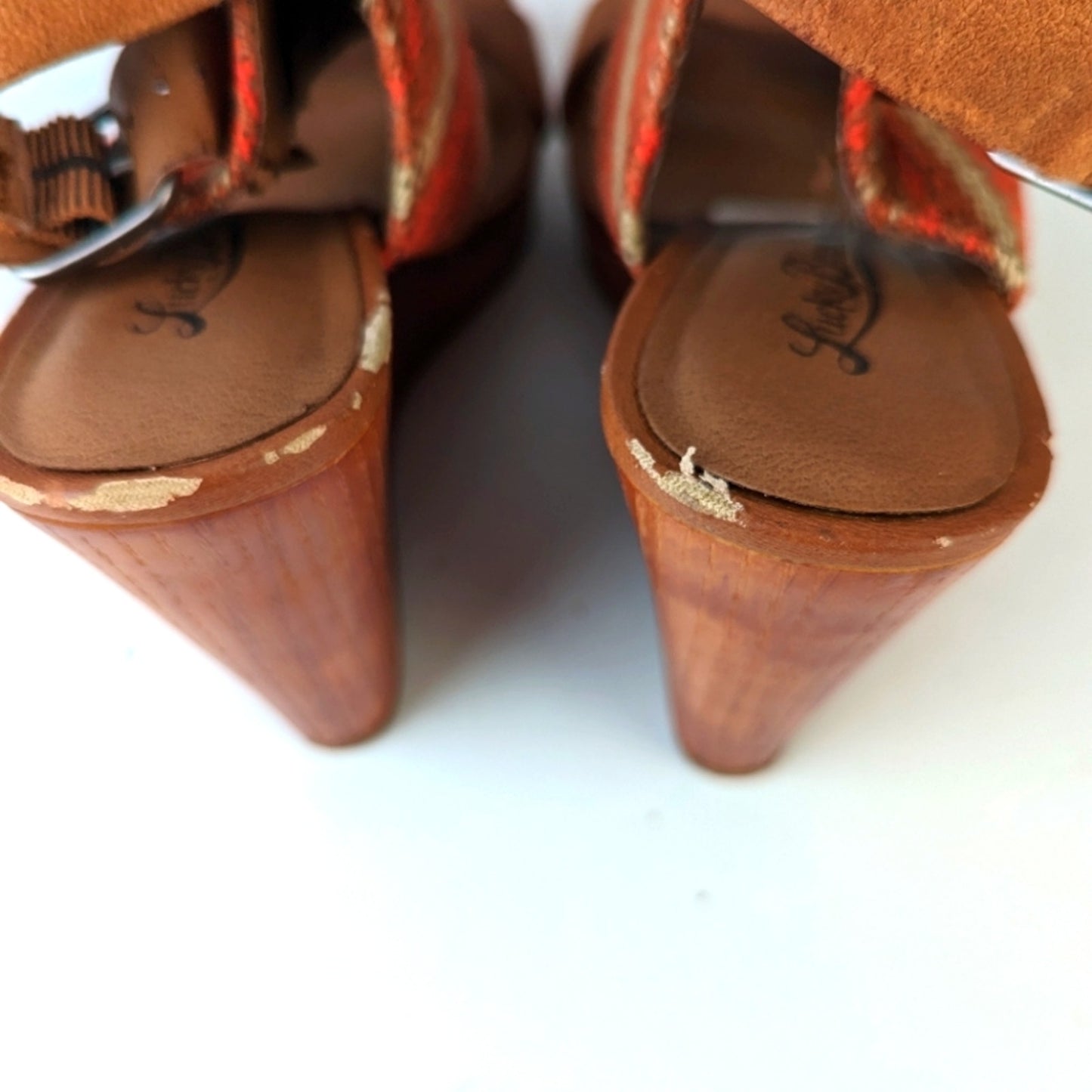 Lucky Brand Lapalona Wedge Sandals 8