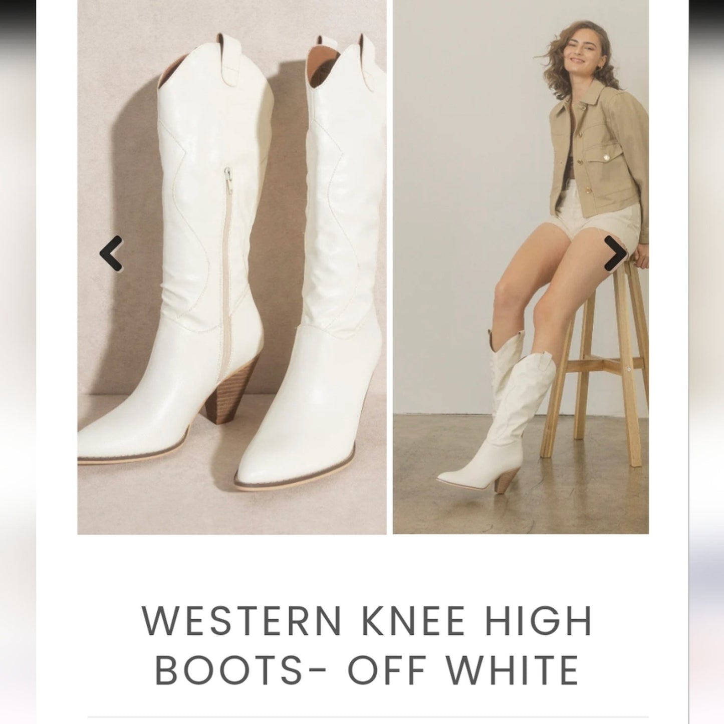 Western Knee High Boots / 9