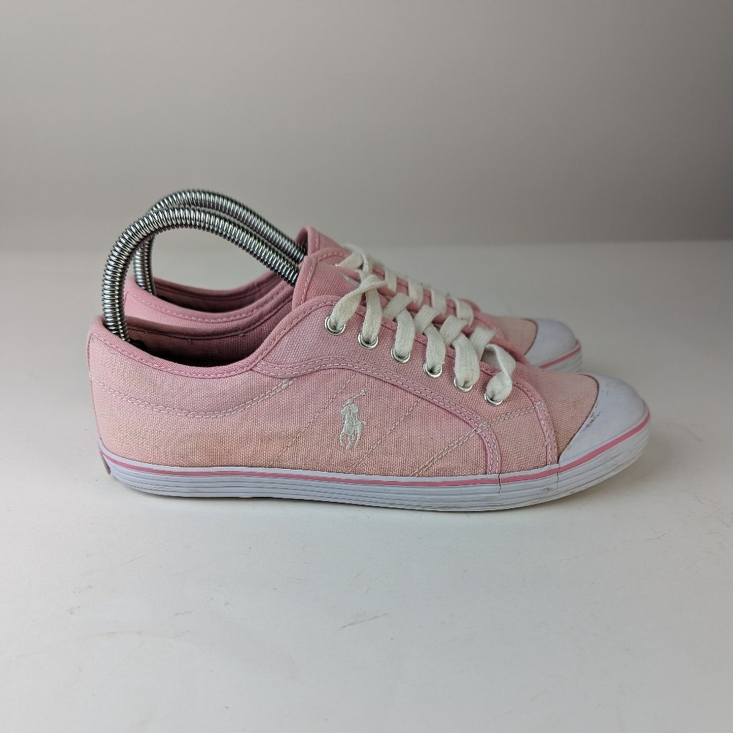 Polo Ralph Lauren Marin Pink Canvas Sneaker 8