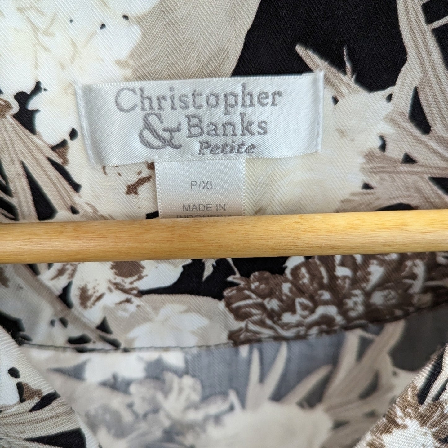Christopher  & Banks Floral Top - XL