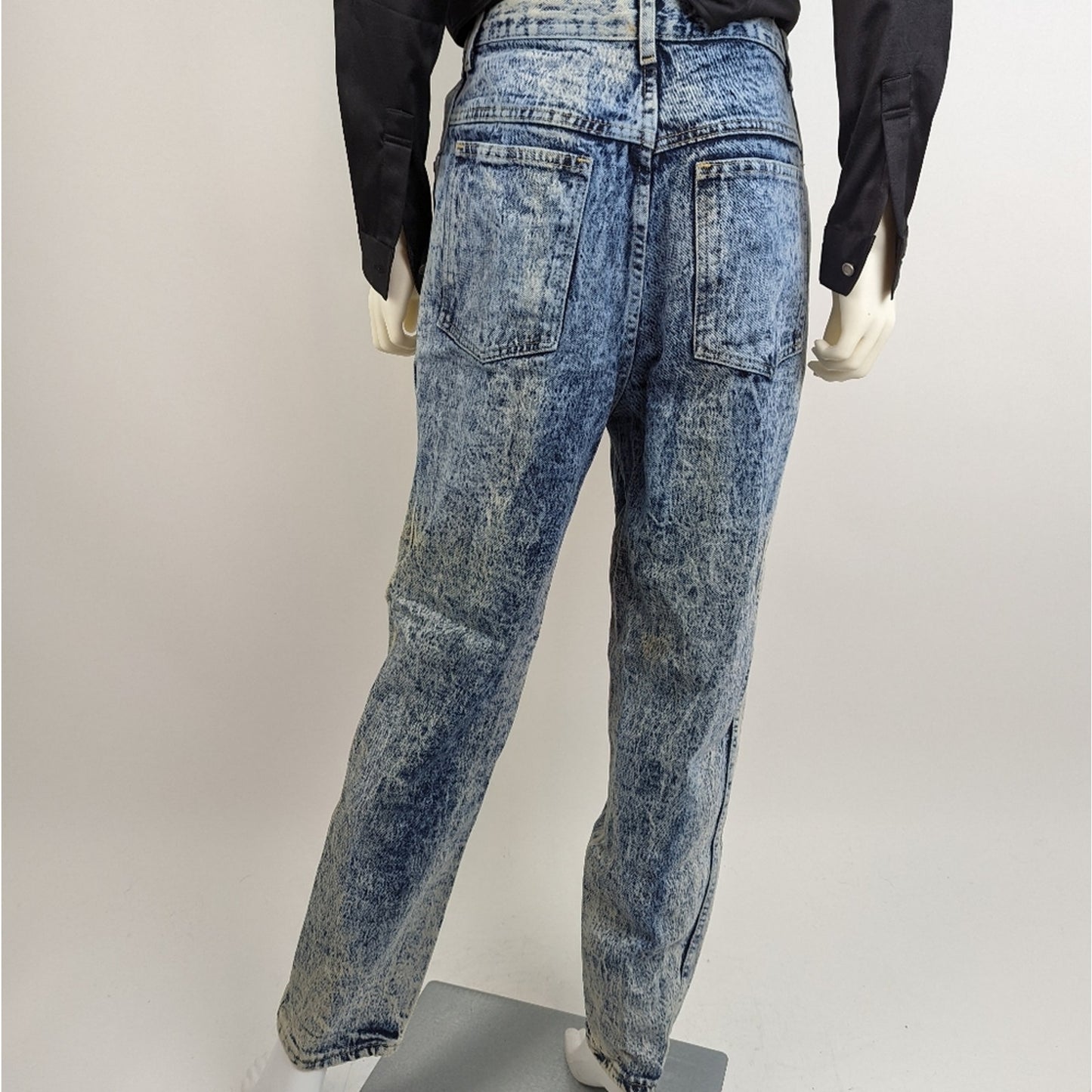 Vintage 90's Acid Washed Straight Leg Jeans 32/18