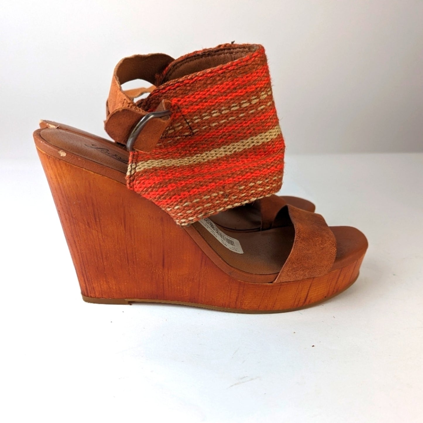 Lucky Brand Lapalona Wedge Sandals 8