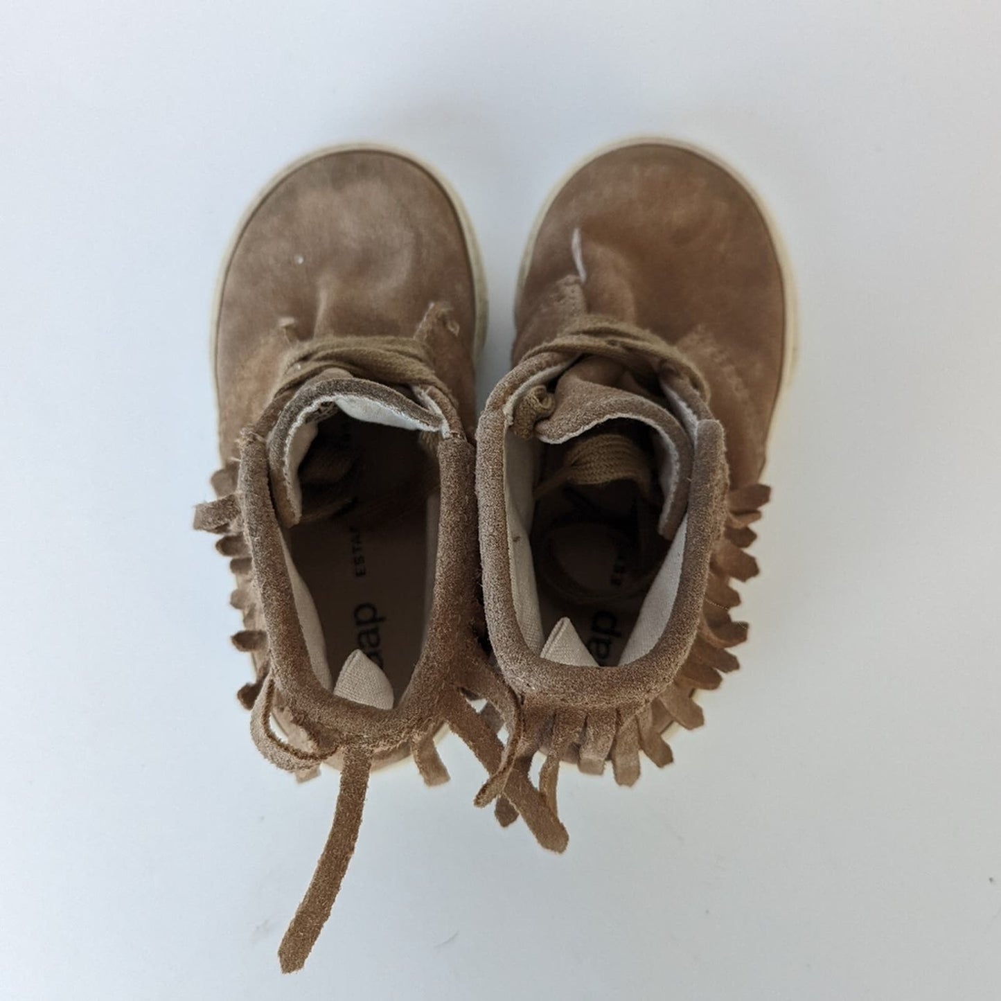 Gap Suede Fringe Boots- 8