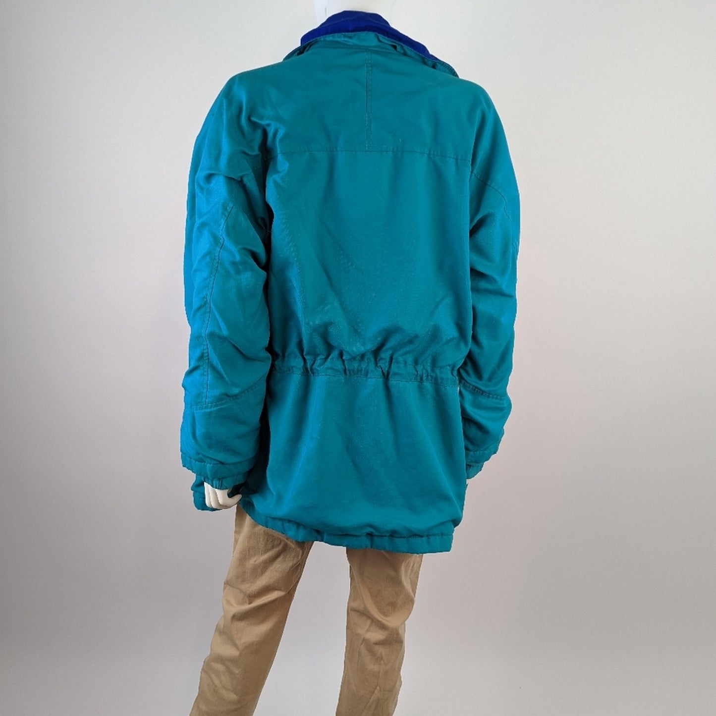 Vintage 90s Sports Wear Color-Blocked Pastel Ski / Bomber / Track Jacket