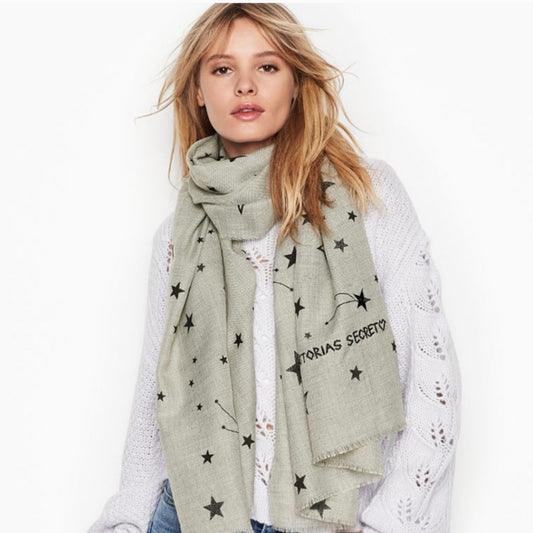 Victoria's Secret Winter Angel Night Stars Scarf