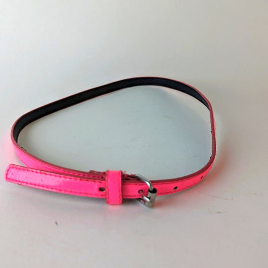 Hot Pink Skinny Belt / Large 24"