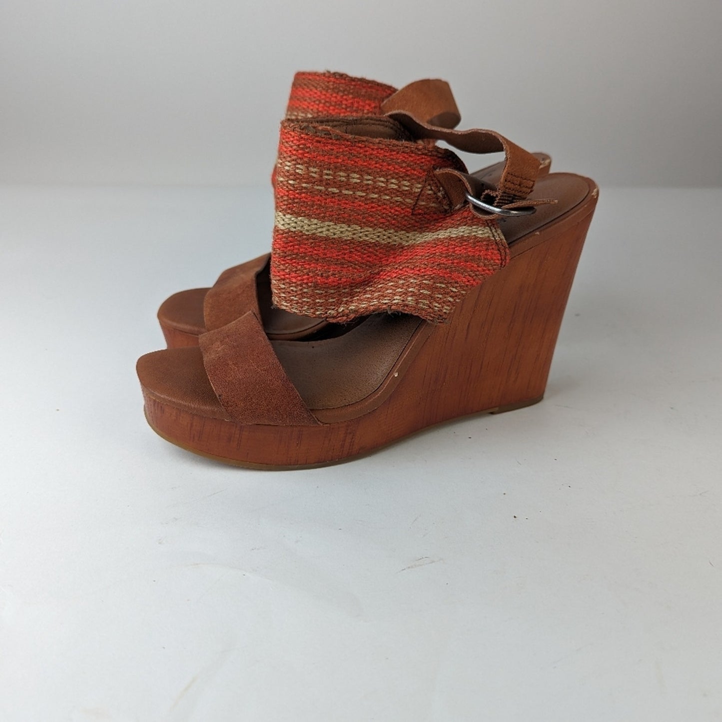 Lucky Brand Lapalona Wedge Sandals 8