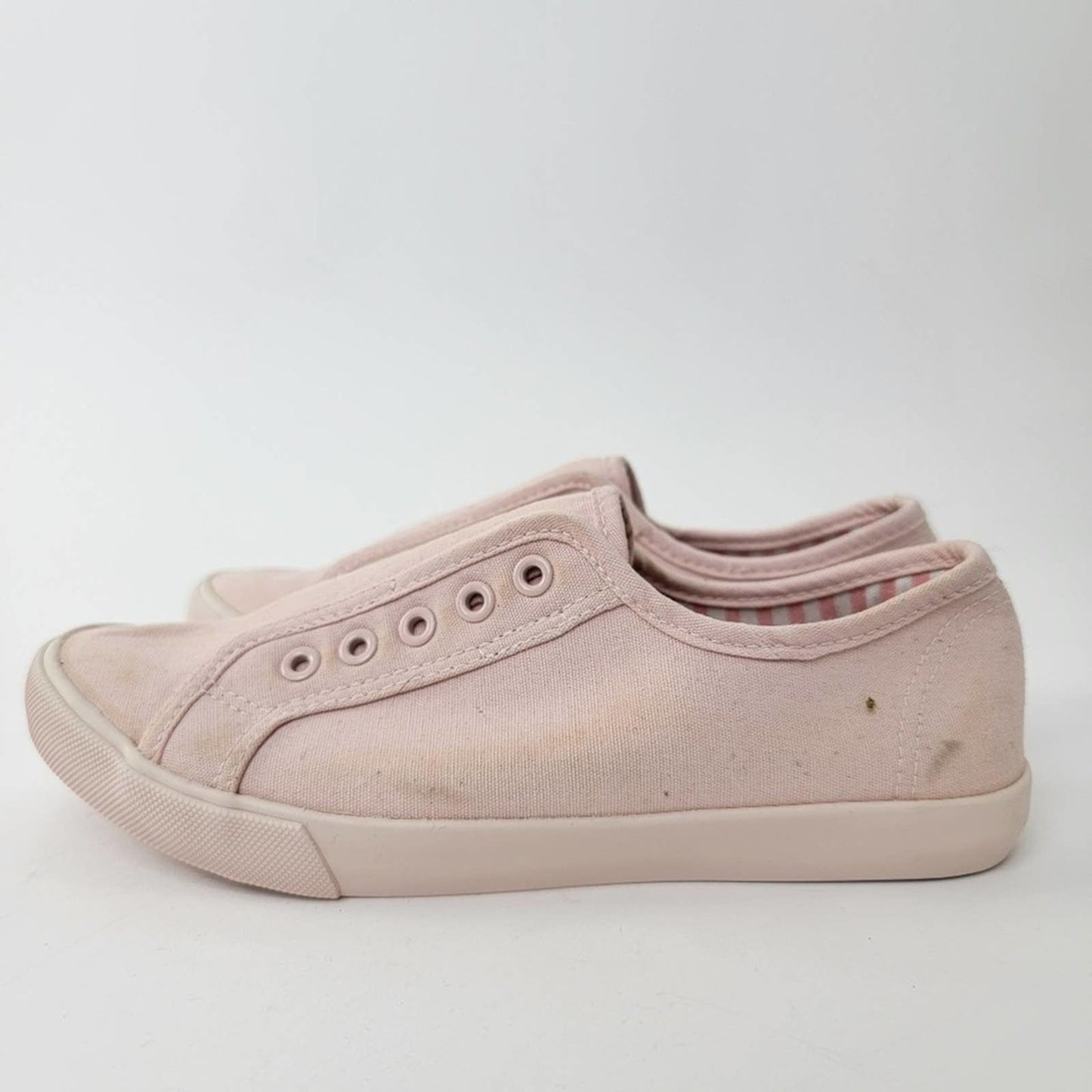 Rose Pink Ciera Laceless Canvas Slip On Sneaker - 6