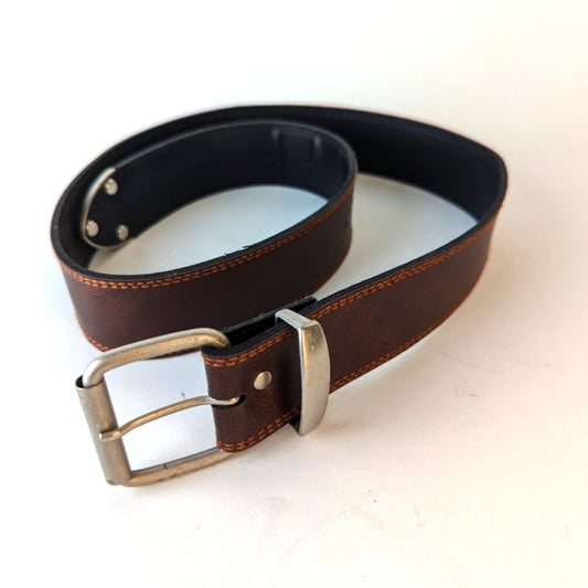 Faux Leather Western Belt - 27"