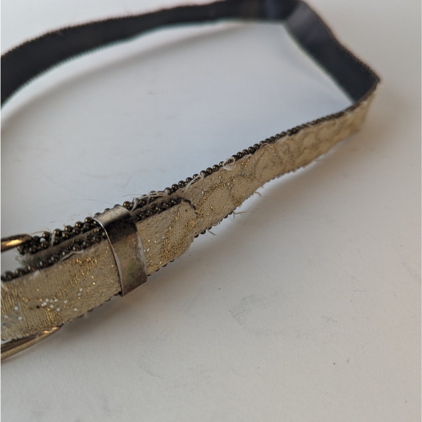 Gold Silk Belt - 30"