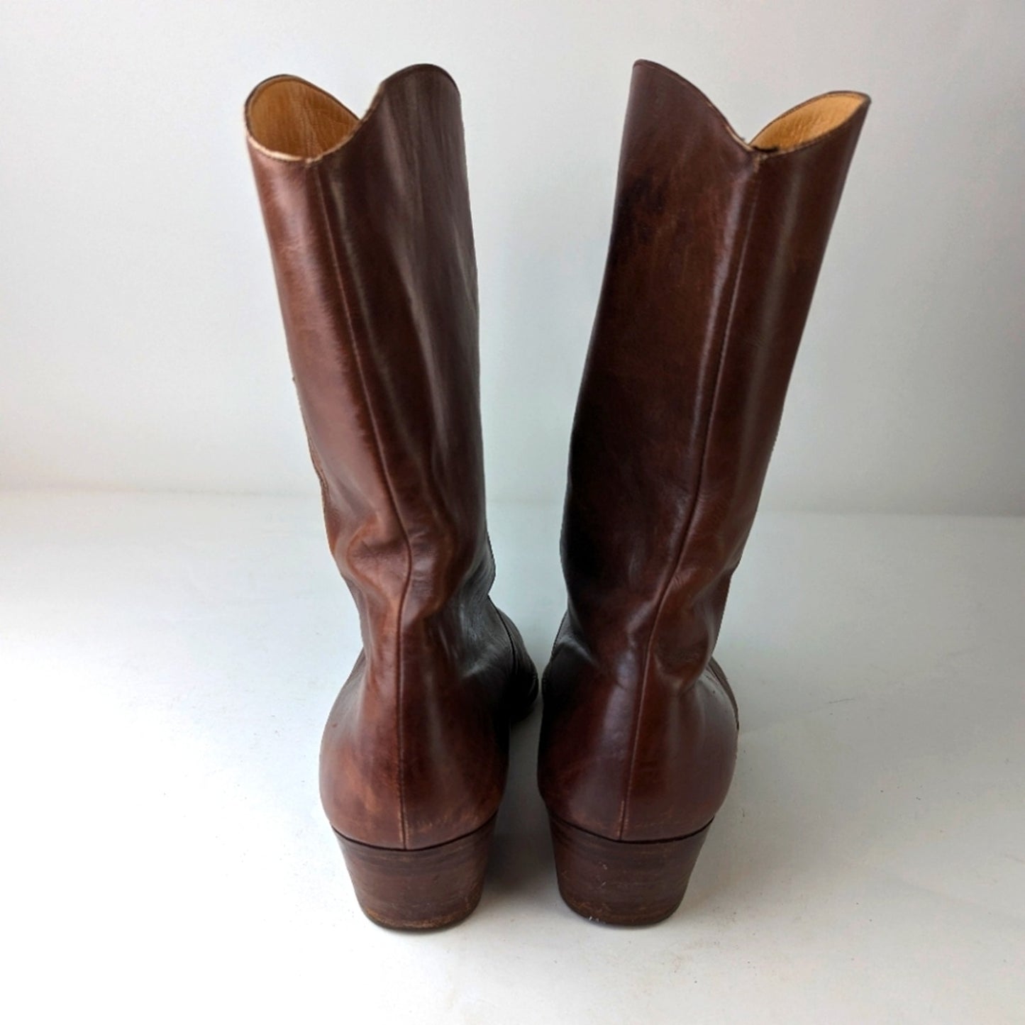 Vintage Mens Bally Leather Ankle Boots 11