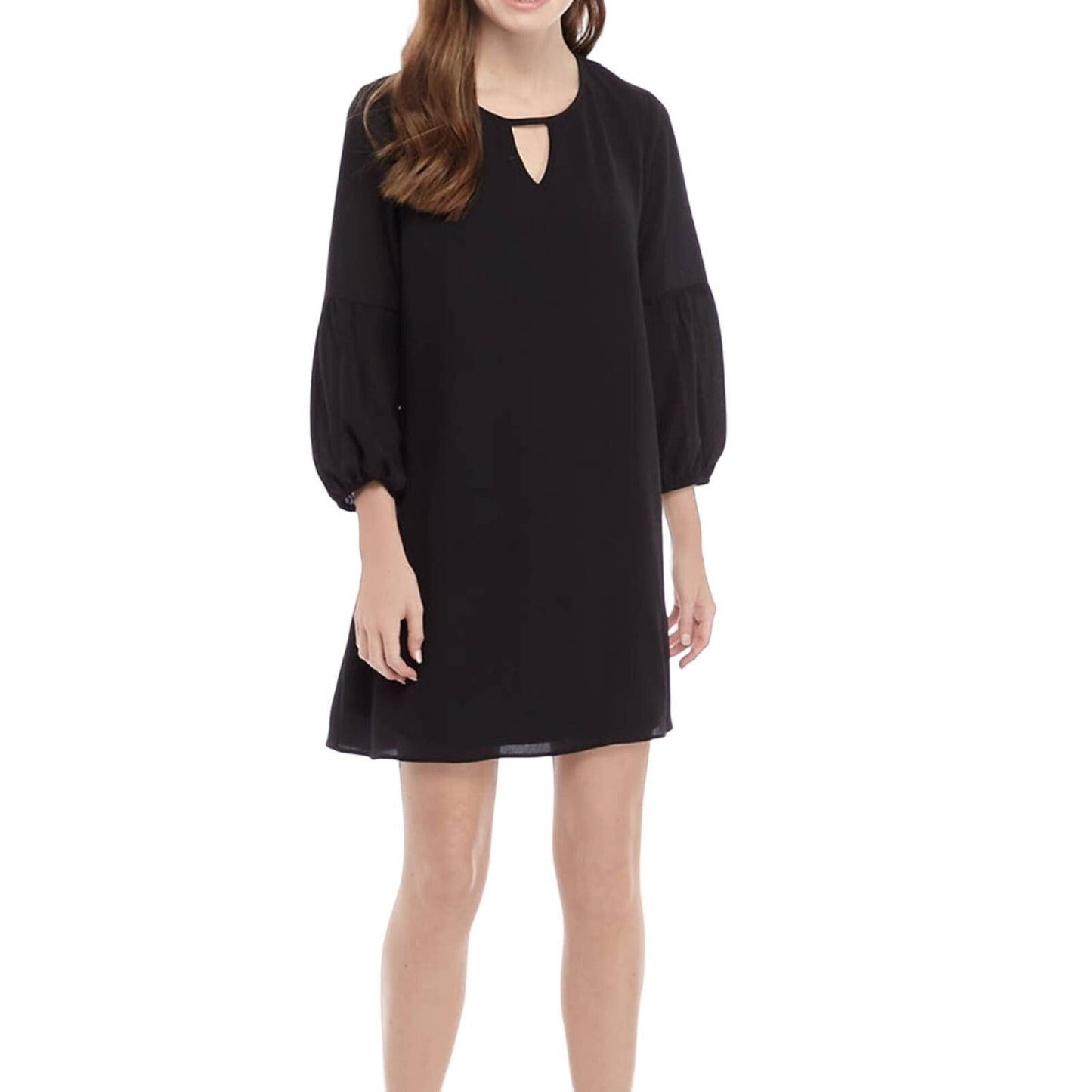 As U Wish Juniors Lantern Sleeve Dress / Medium