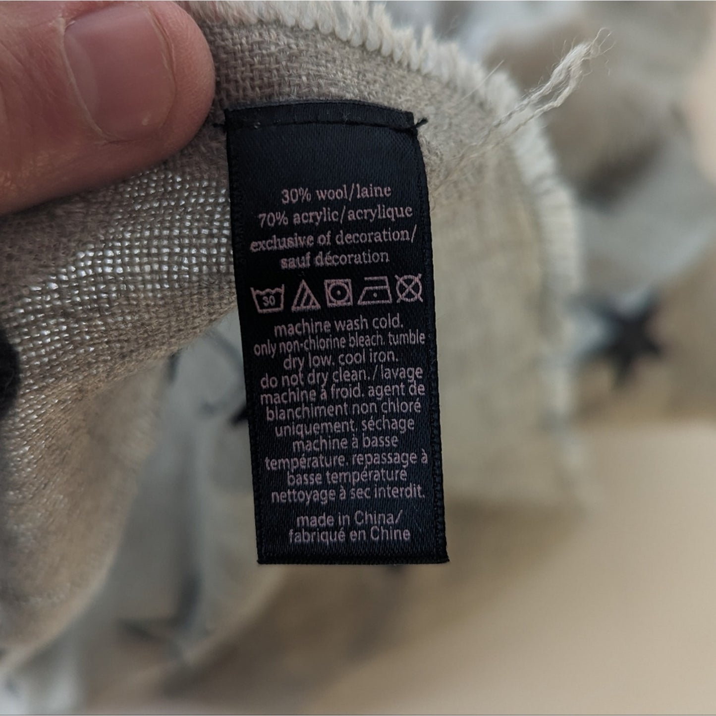 Victoria's Secret Winter Angel Night Stars Scarf