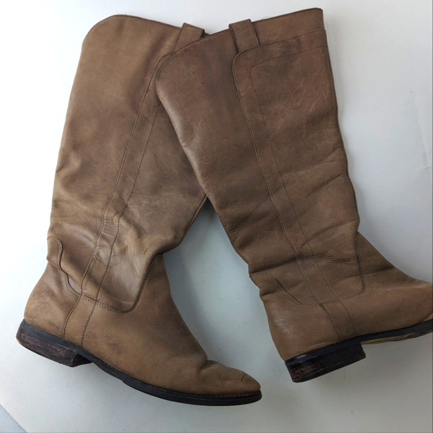 Franco Fortini Tall Leather Riding Boots- 11