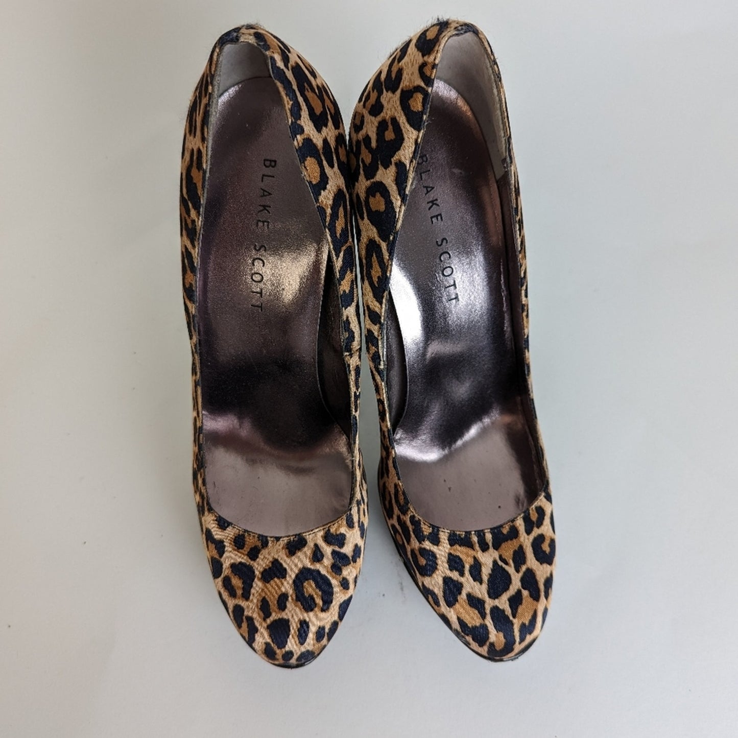 Blake Scott Platform Leopard Print Heels - 7.5