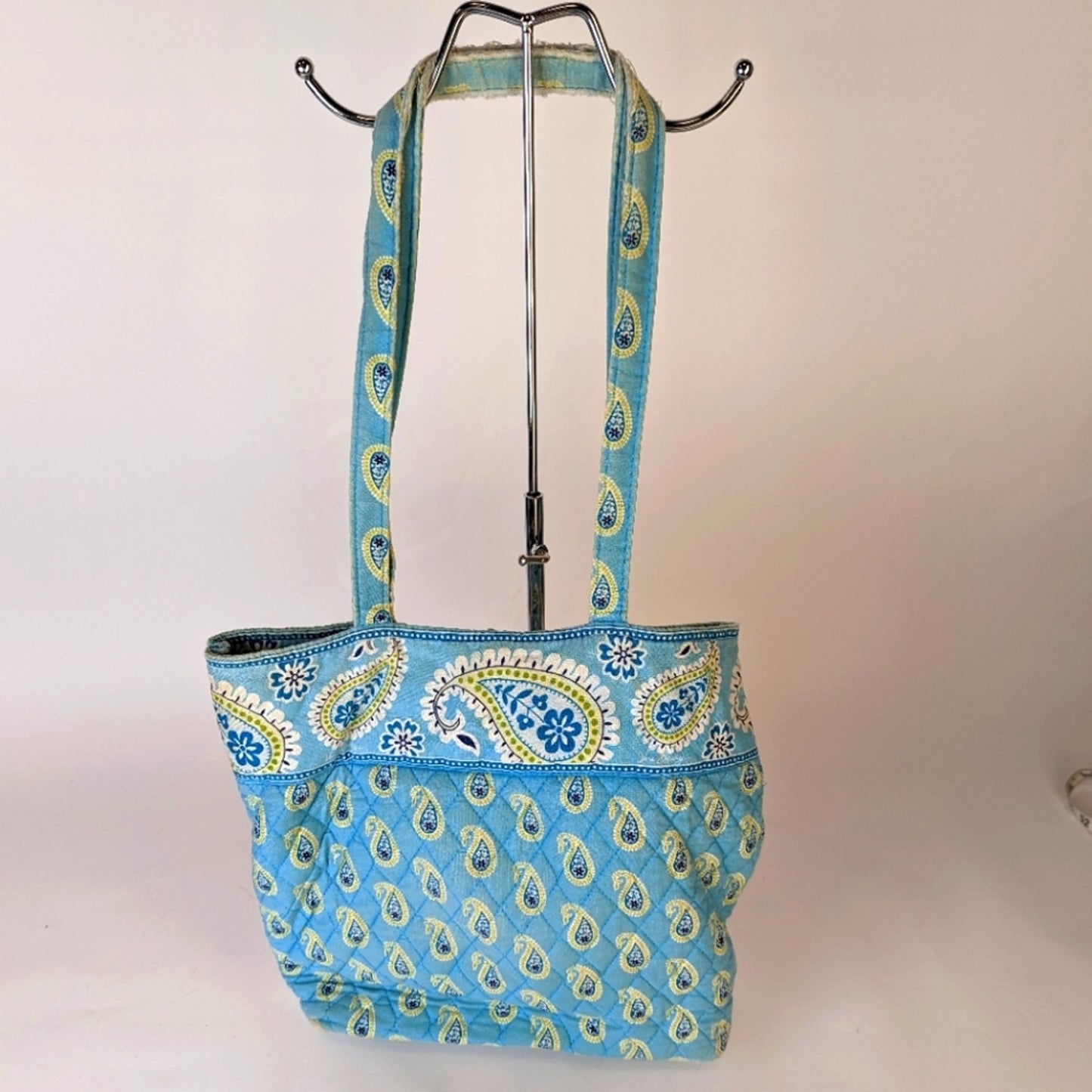 Vera Bradley Tote Bermuda Blue Paisley