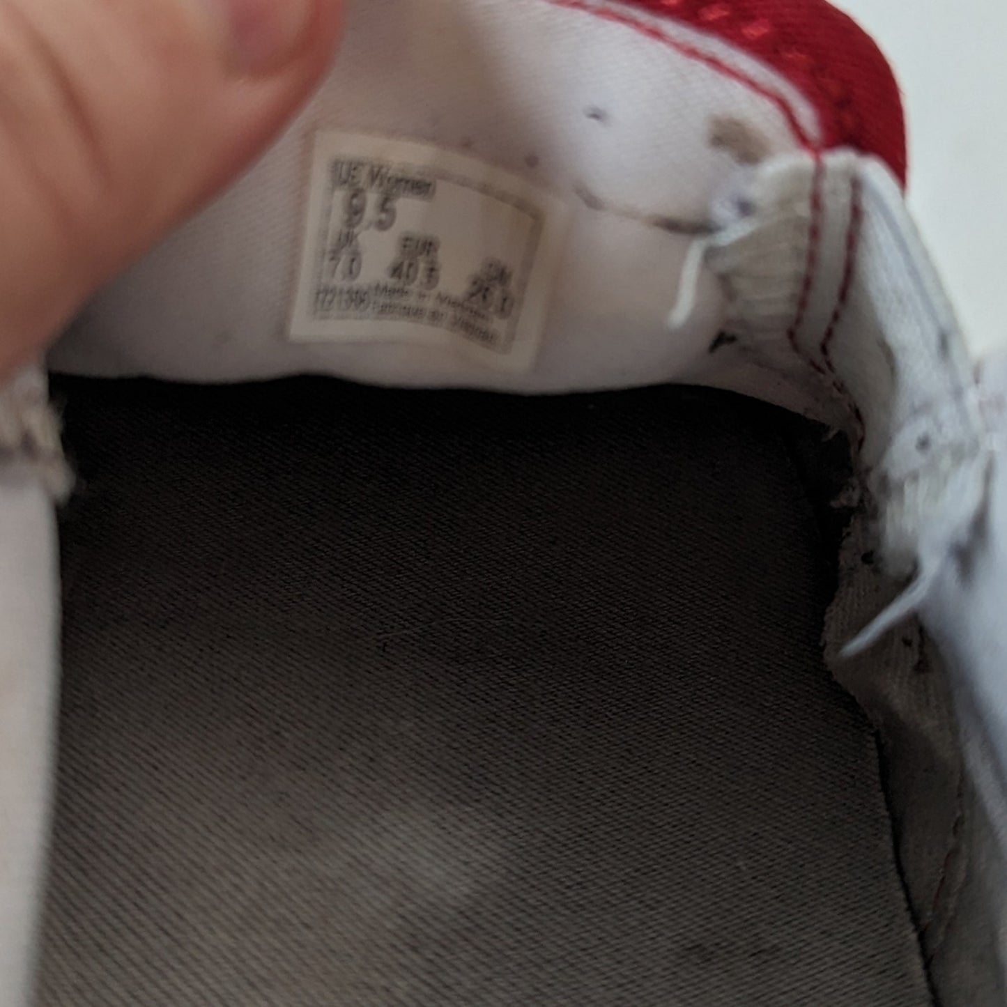 Vans Checkerboard Slip Ons Sneakers / 9.5