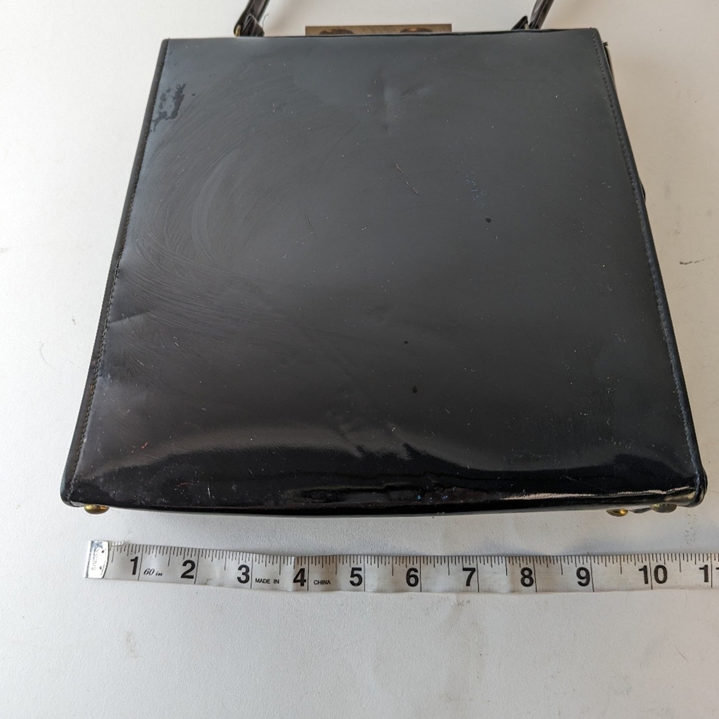 Vintage Patent Leather Shoulder Bag