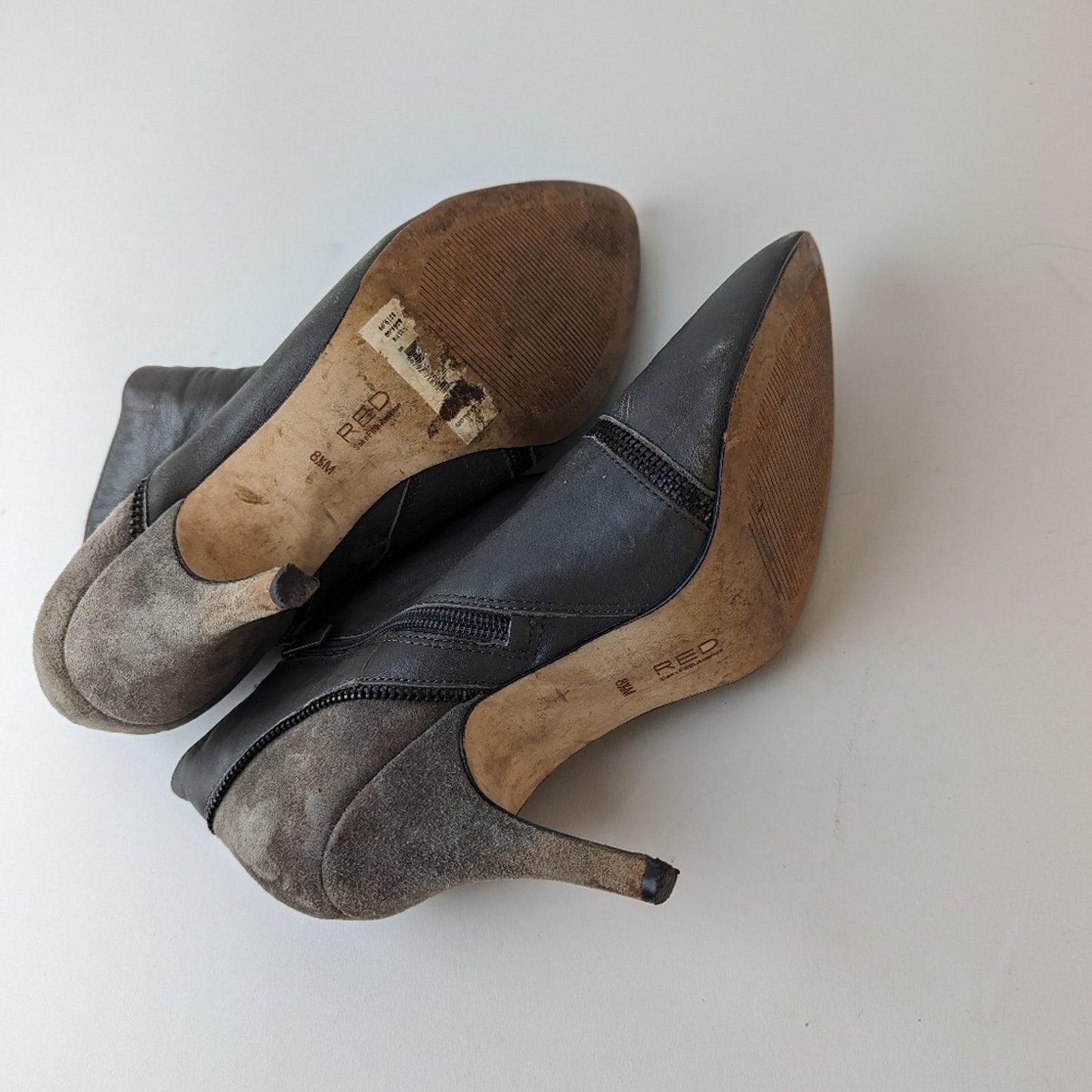 Saks Fifth Avenue Red Heeled Booties / 8.5