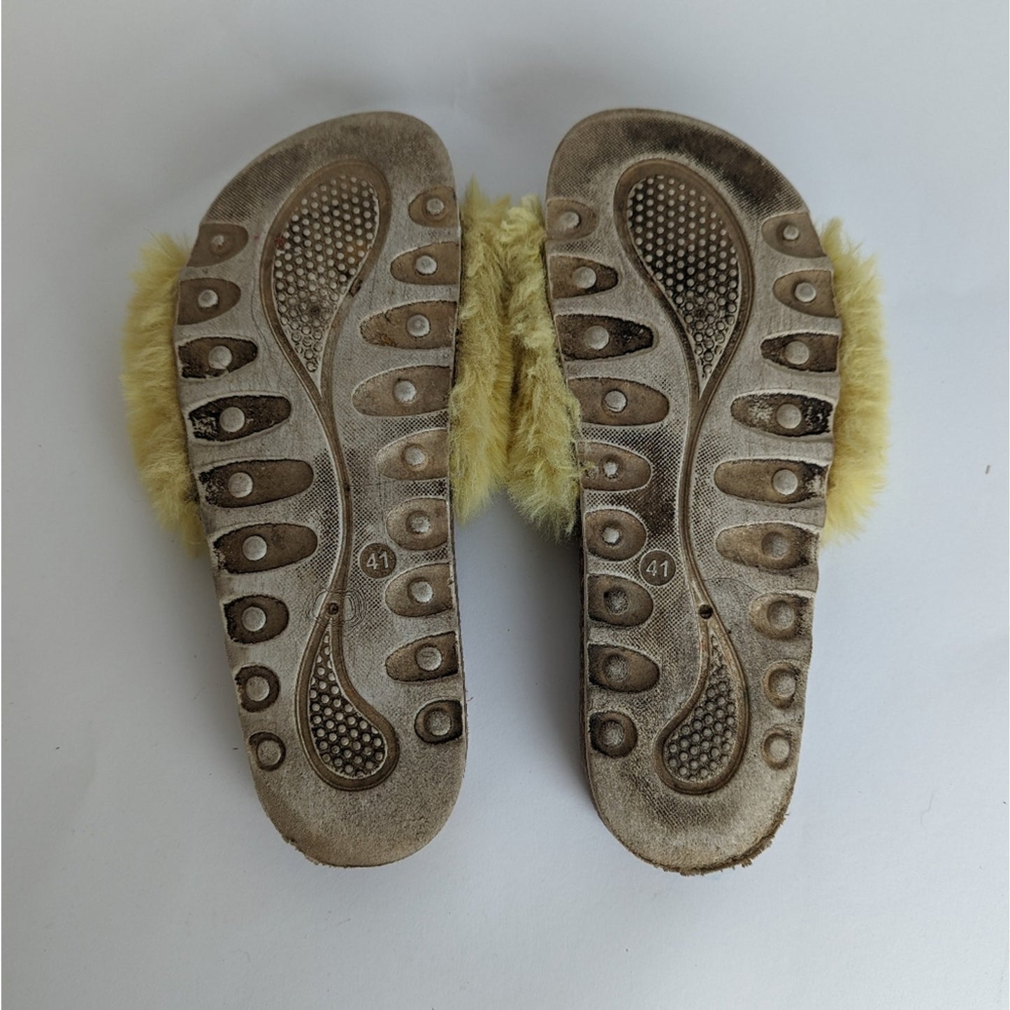 Soul Cork Fluffy Slides 9.5