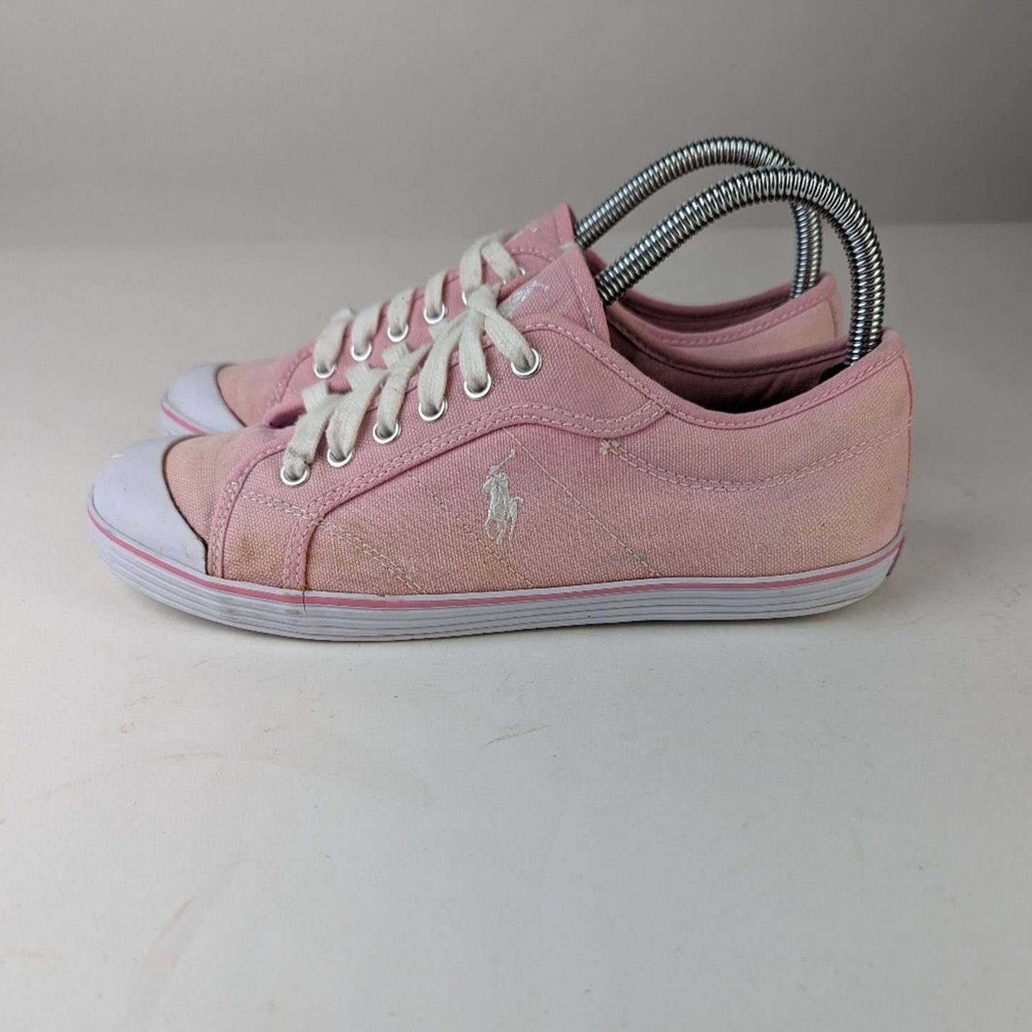 Polo Ralph Lauren Marin Pink Canvas Sneaker 8