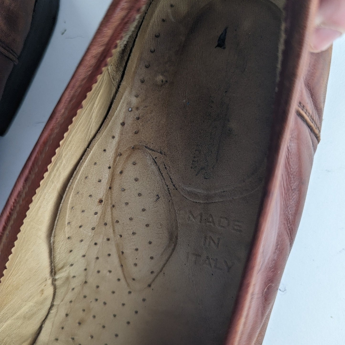 Santoni Men's Brown Tassles Loafer 15