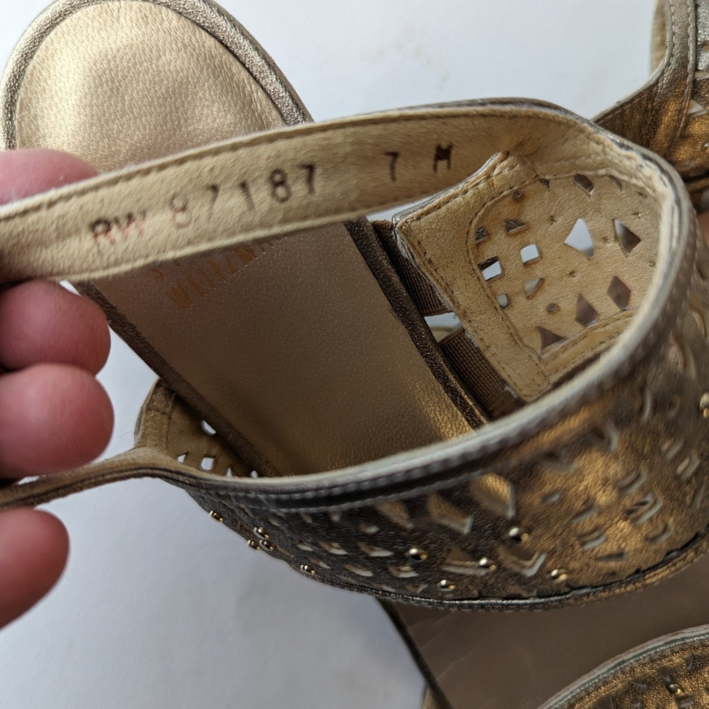 Stuart Weitzman Colander Sandal - 7