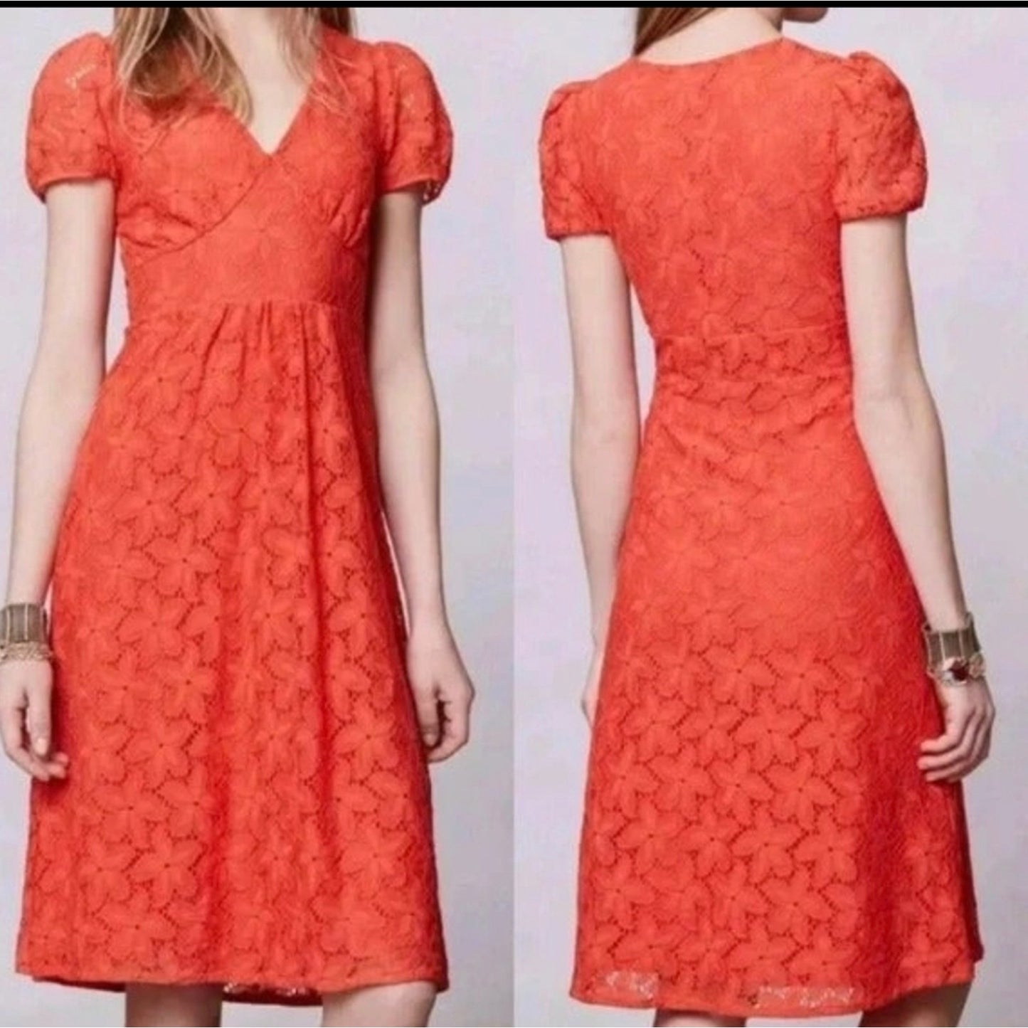 Anthropology Leifnotes Lace Dress - Small