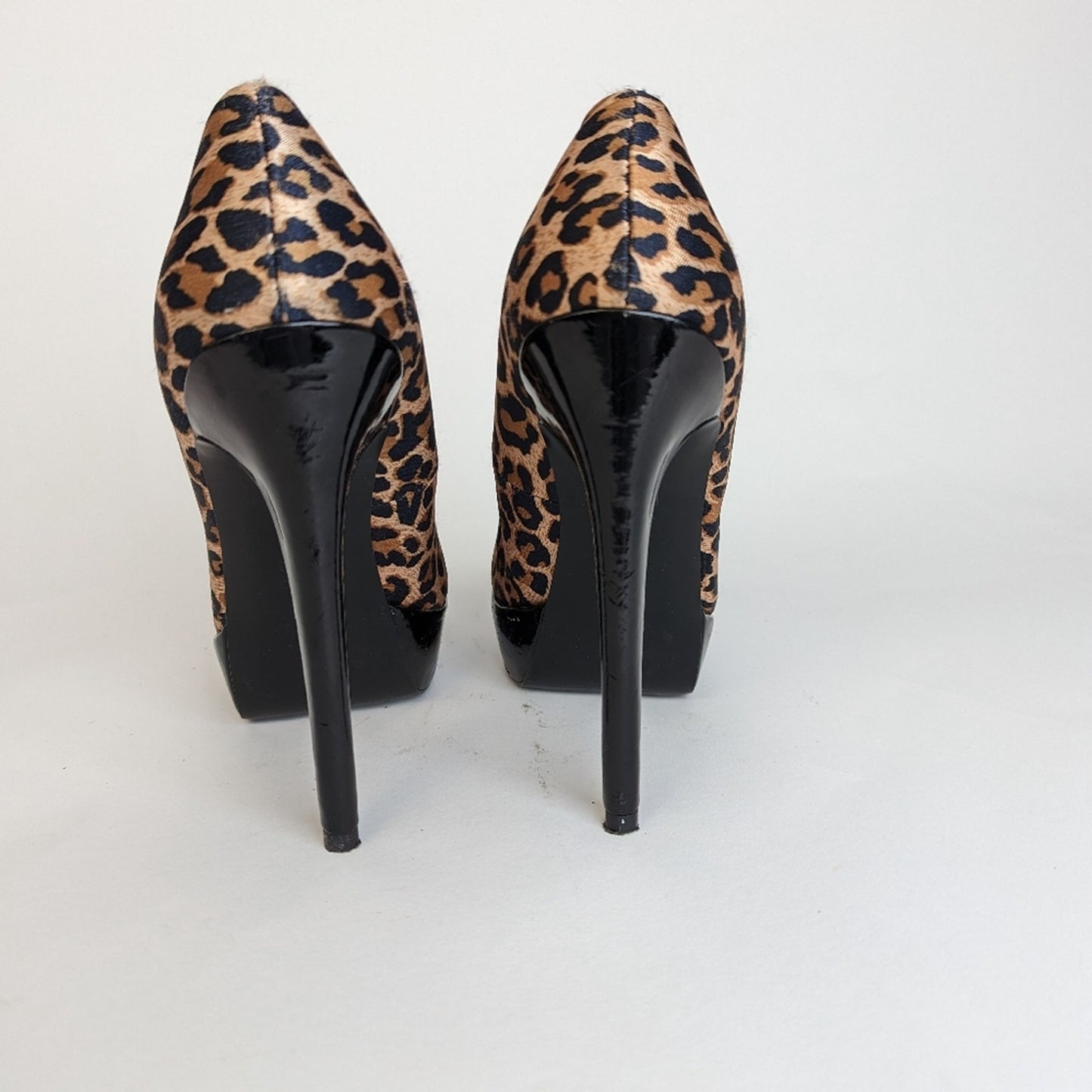 Blake Scott Platform Leopard Print Heels - 7.5