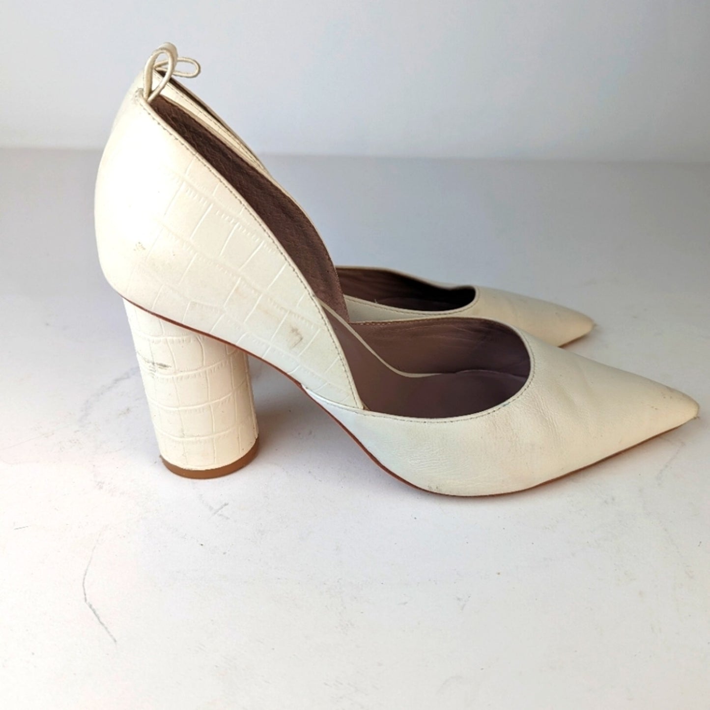 Deltan Croc Heels - 9