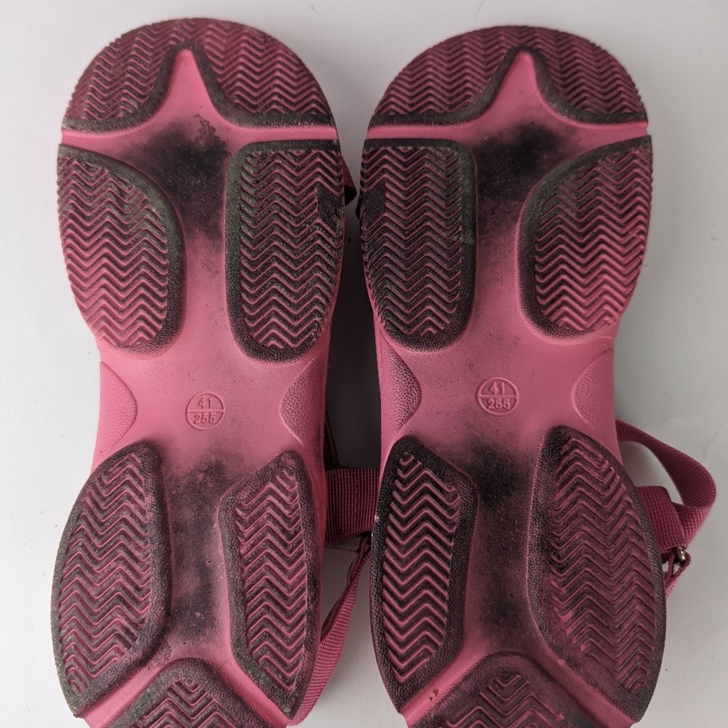 Hot Pink Strappy Sandals 41